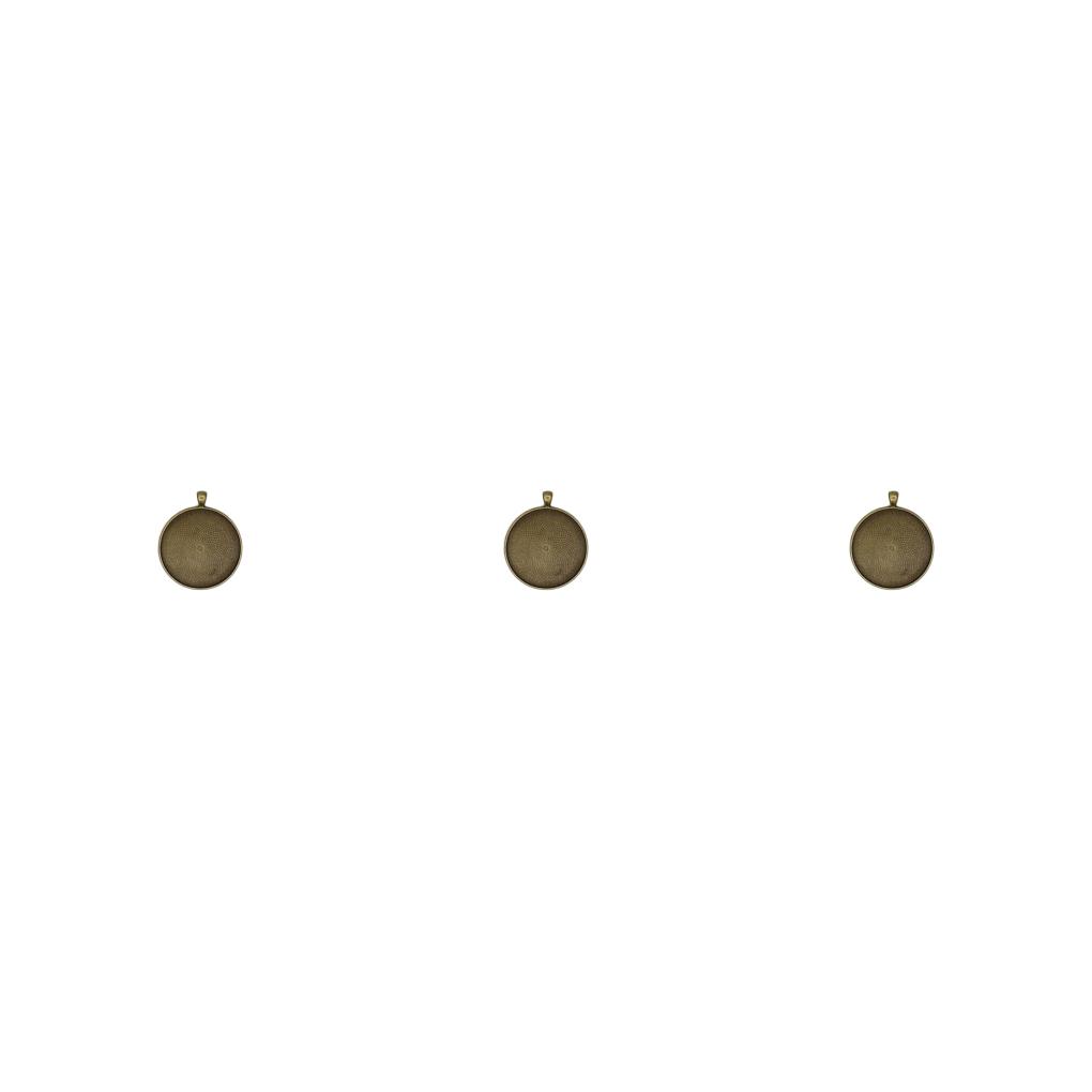 1/2/3 Women Men Vintage Round Pendant Necklace Bracelet Hanging Decoration - Picture 14 of 21