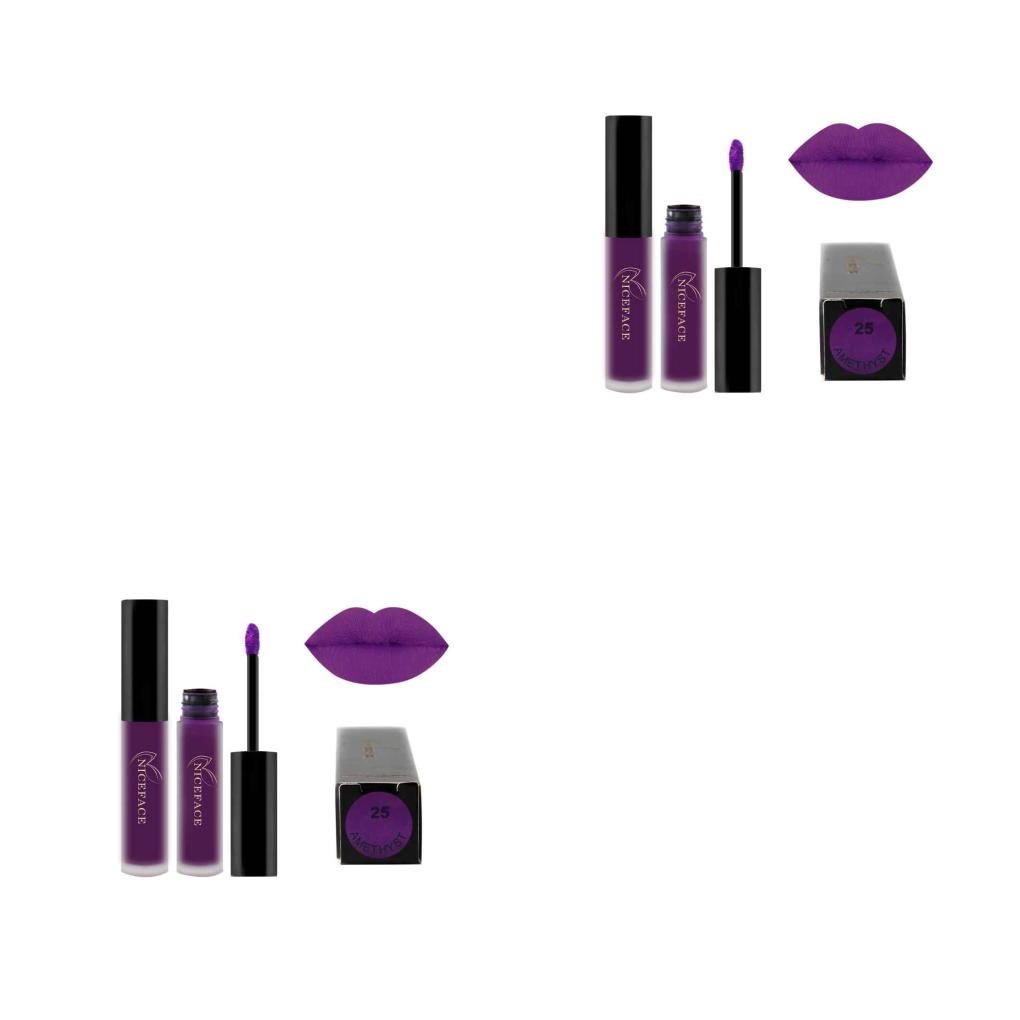 1/2/3 NICEFACE 26 Colors Lip Gloss Waterproof Matt Matte Long Lasting Lips - Picture 13 of 27