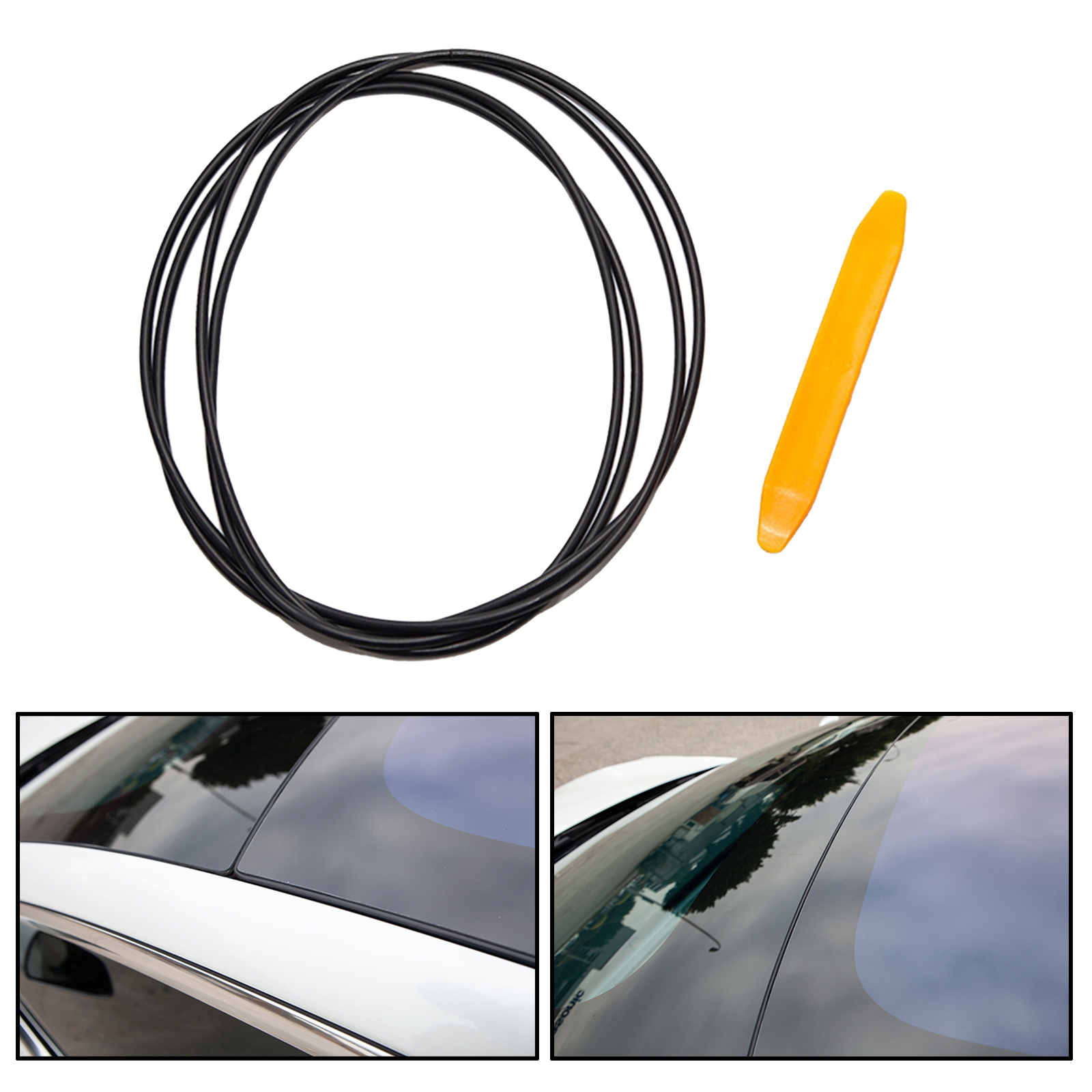 Effective Sunroof Noise Reduction Rubber Seal Strip Kit for Tesla Model