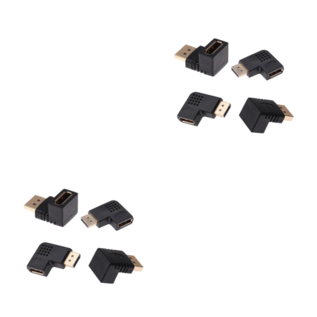 1/2/3 Adaptateur 90 degrés Convertisseur de connecteur DP 270 degrés - 第 5/7 張圖片