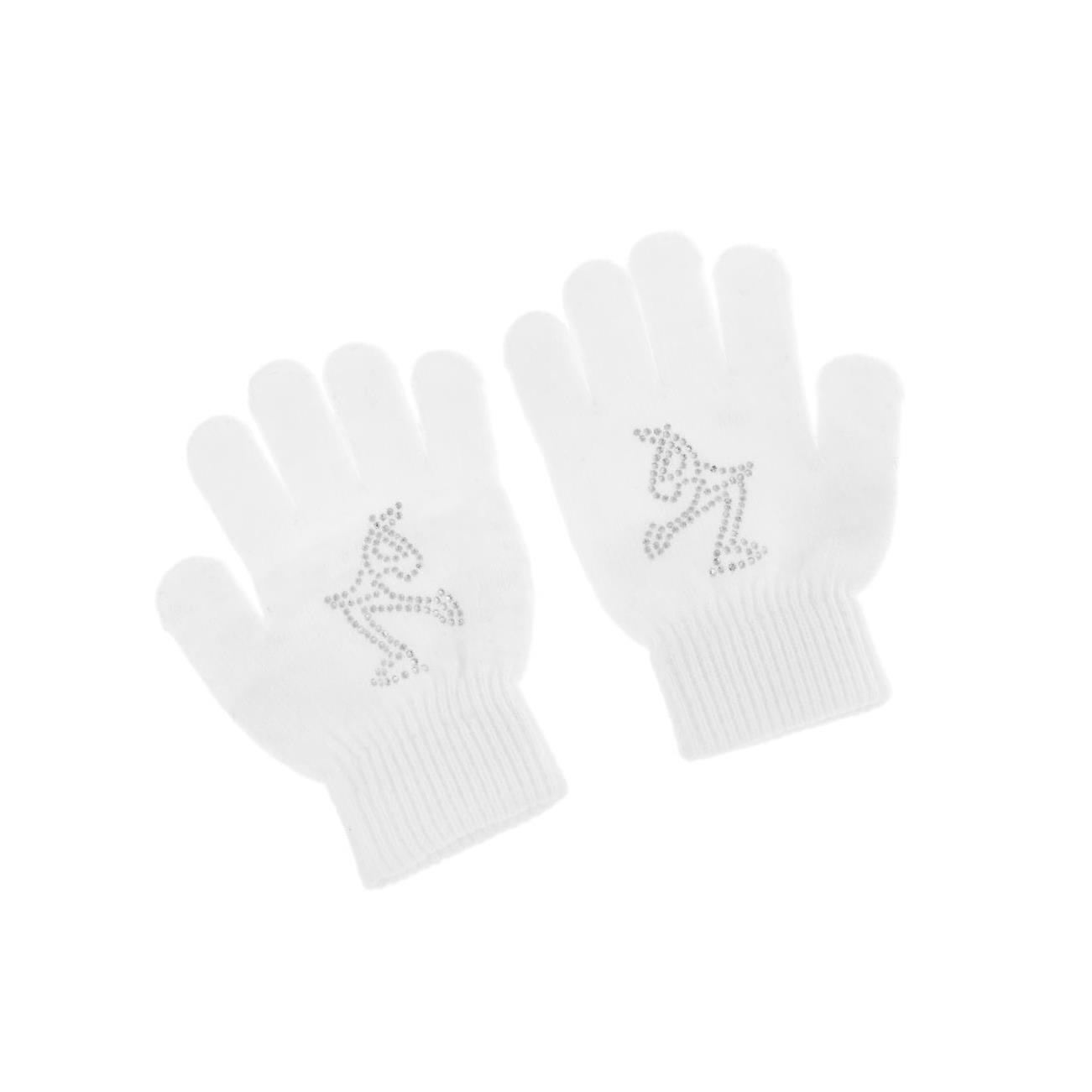 1/2/3 Girls Women Kids Ice Skating Gloves Warm and Cozy for Magic Stretch Glove - Picture 17 of 18