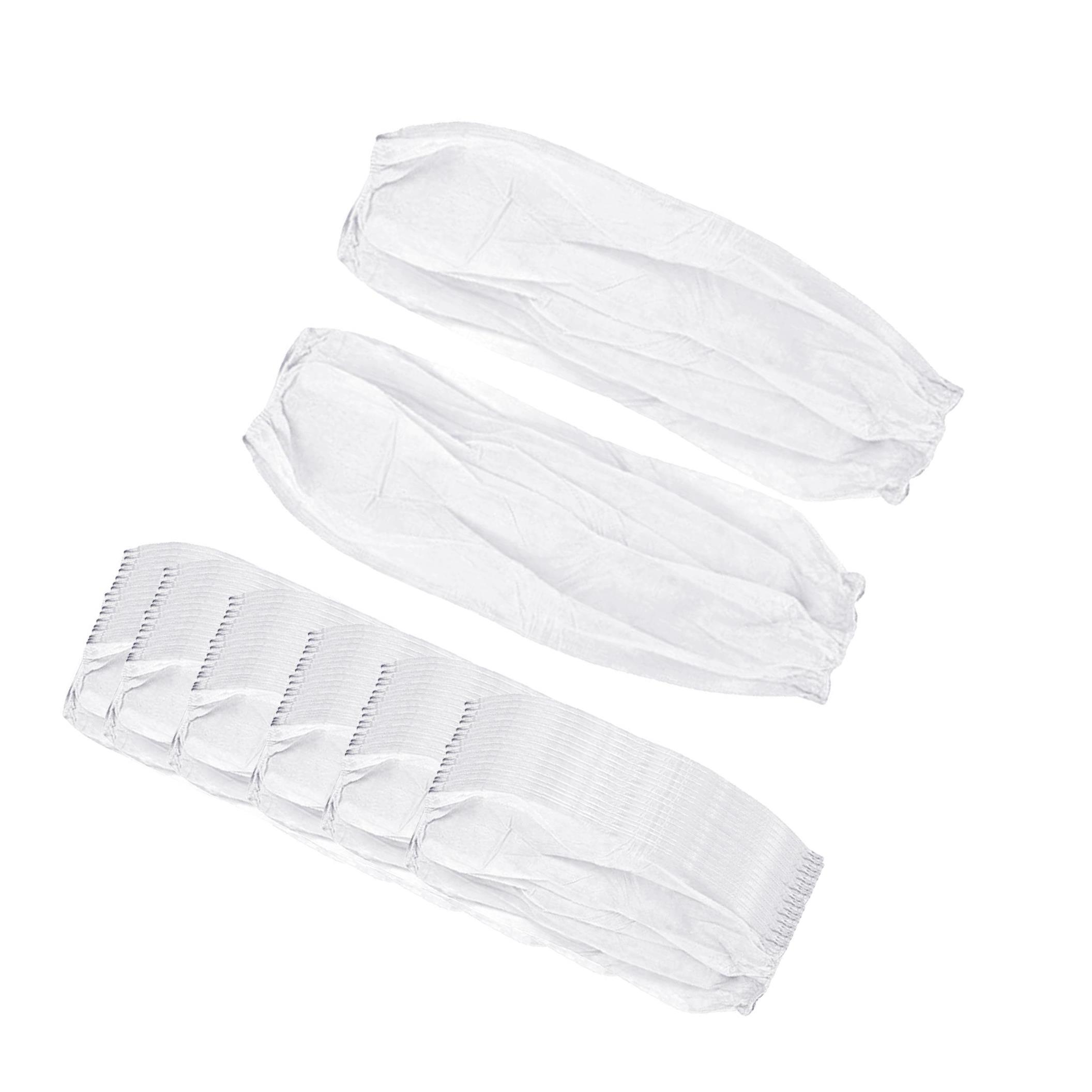 50 Pairs Disposable Oversleeves Arms Sleeves Non Woven Fabric Elastic Straps - Picture 12 of 12