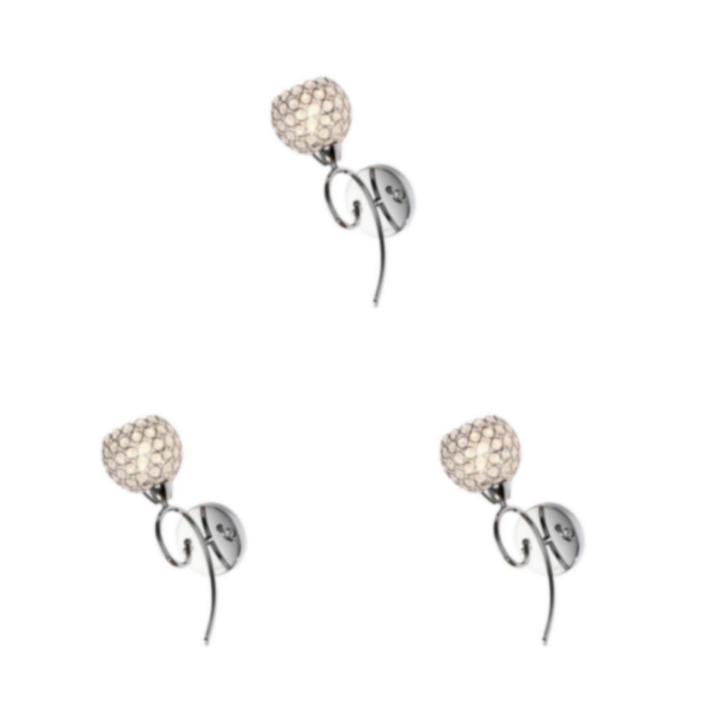 1/2/3 Decorative Crystal Glass Wall Light Bedside Aisle E27 Lamp Sconce Decor - Picture 16 of 18