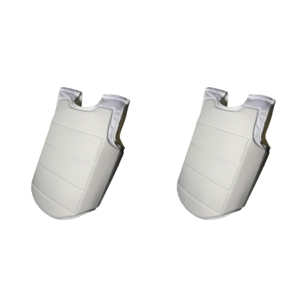 1/2/3 Karate Chest Protector Chest Guard Rib Shield Armour Taekwondo Muay - Picture 13 of 19