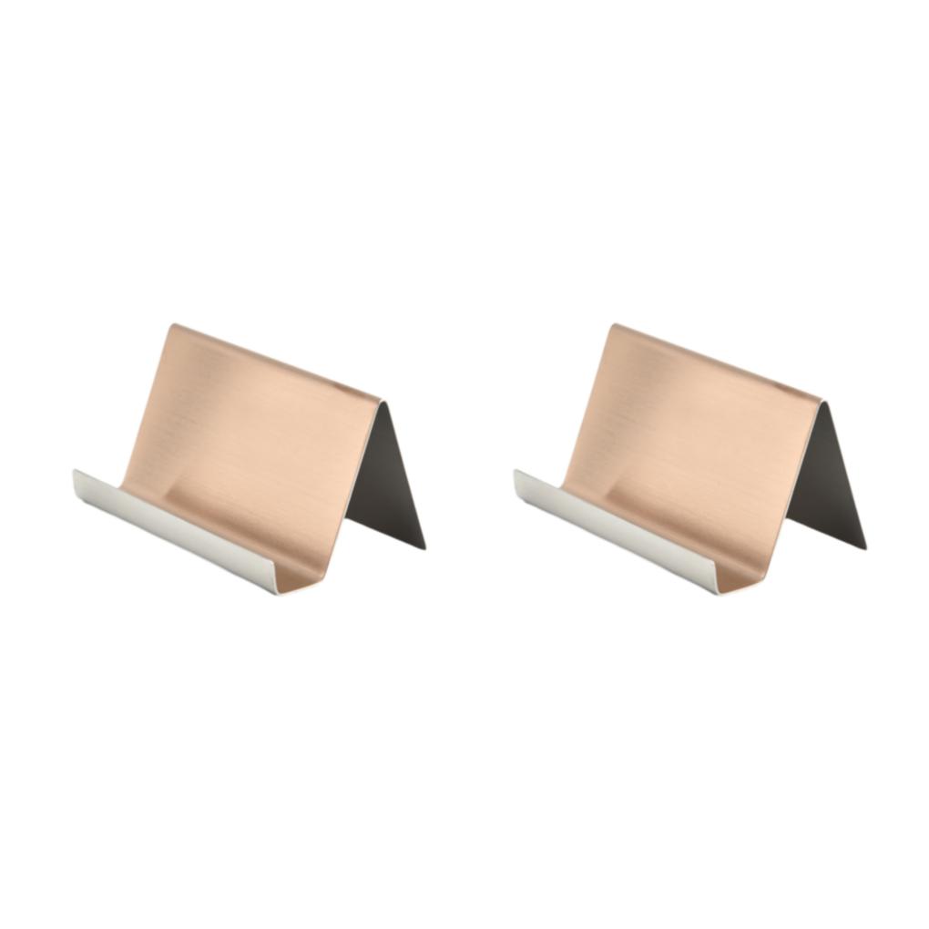 1/2/3 Sturdy And Durable Business Name Card Holder Stainless Steel Easy To Easy - Zdjęcie 13 z 27
