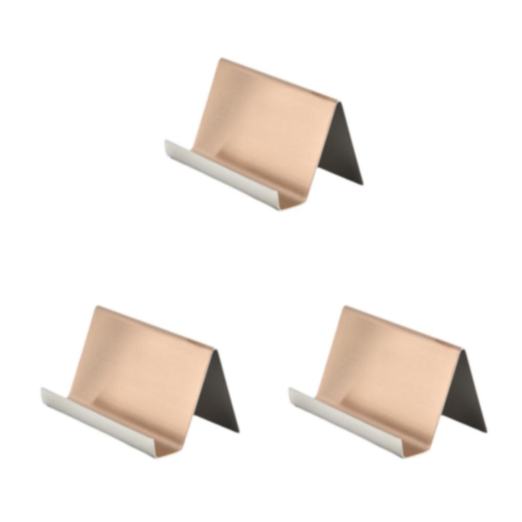 1/2/3 Sturdy And Durable Business Name Card Holder Stainless Steel Easy To Easy - Zdjęcie 14 z 27