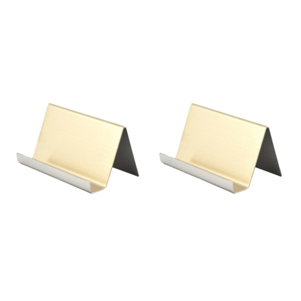 1/2/3 Sturdy And Durable Business Name Card Holder Stainless Steel Easy To Easy - Zdjęcie 17 z 27
