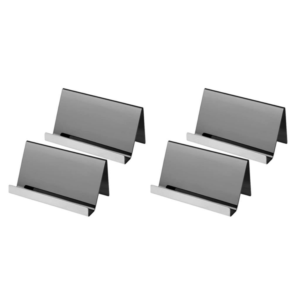 1/2/3 Sturdy And Durable Business Name Card Holder Stainless Steel Easy To Easy - Zdjęcie 19 z 27