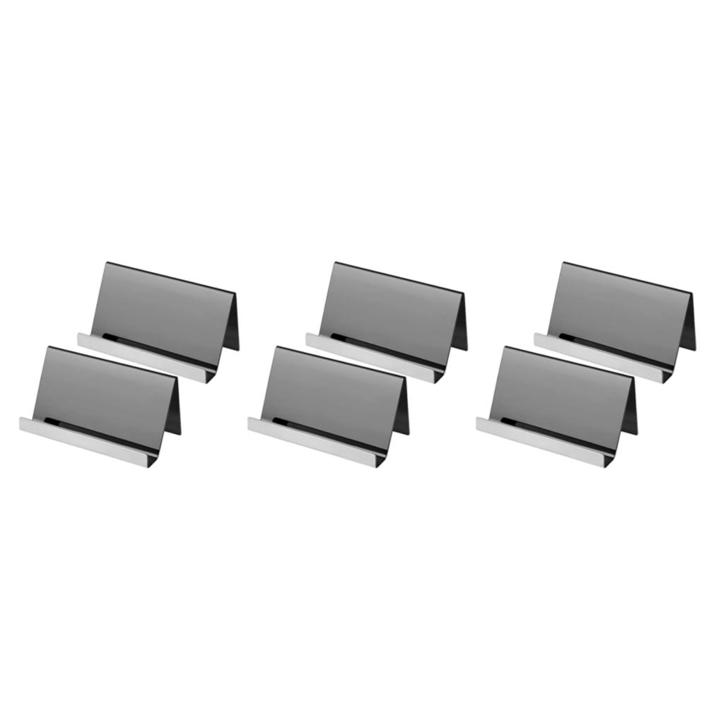 1/2/3 Sturdy And Durable Business Name Card Holder Stainless Steel Easy To Easy - Zdjęcie 20 z 27