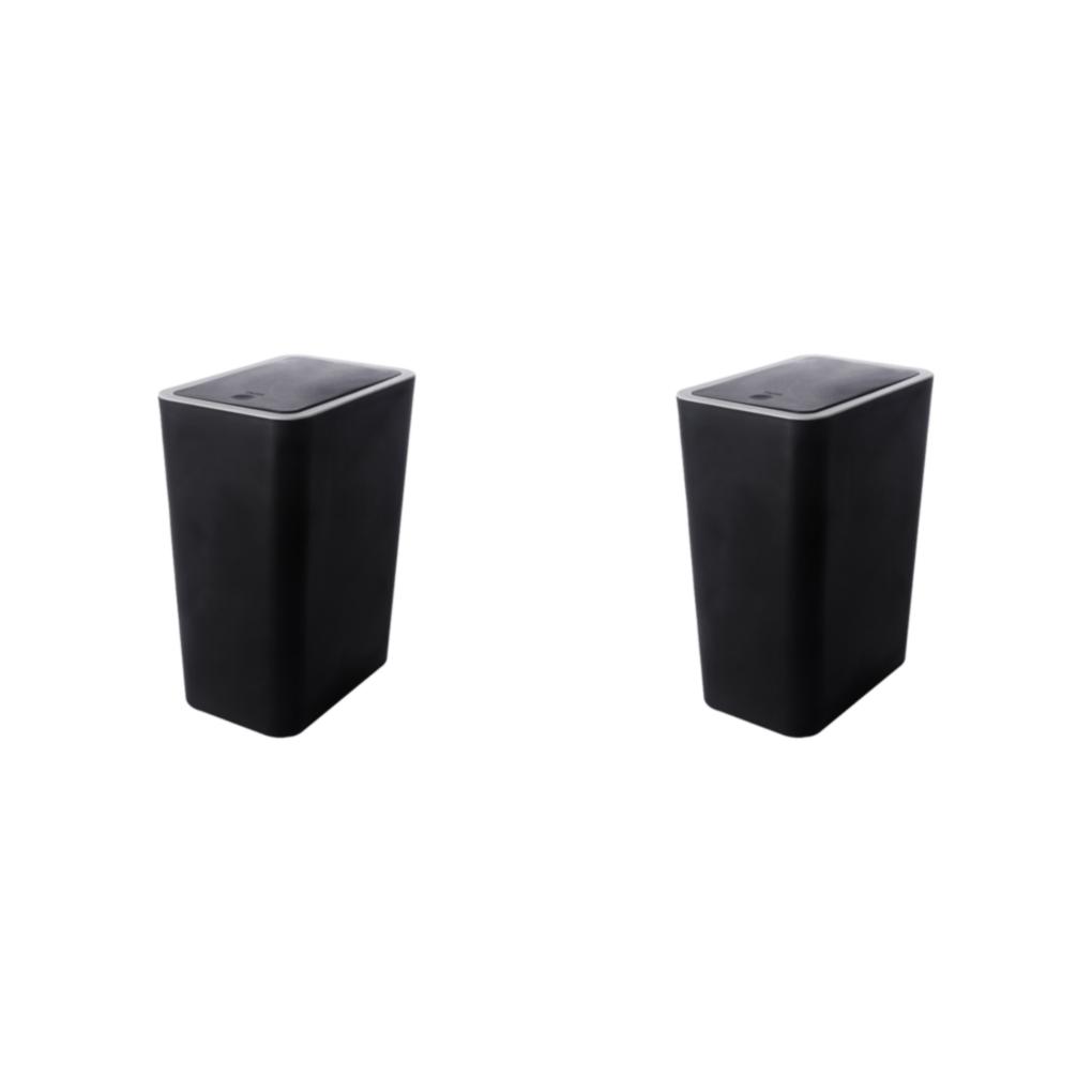 1/2/3 Cant Stand Smell Try Odor-blocking Trash Can With Press Open Lid Slim - Picture 19 of 33