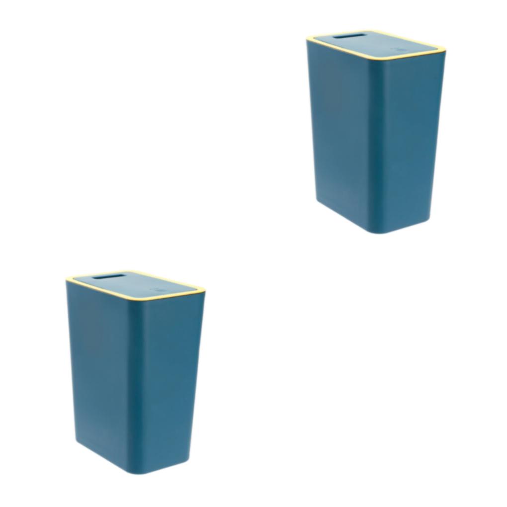 1/2/3 Cant Stand Smell Try Odor-blocking Trash Can With Press Open Lid Slim - Picture 21 of 33