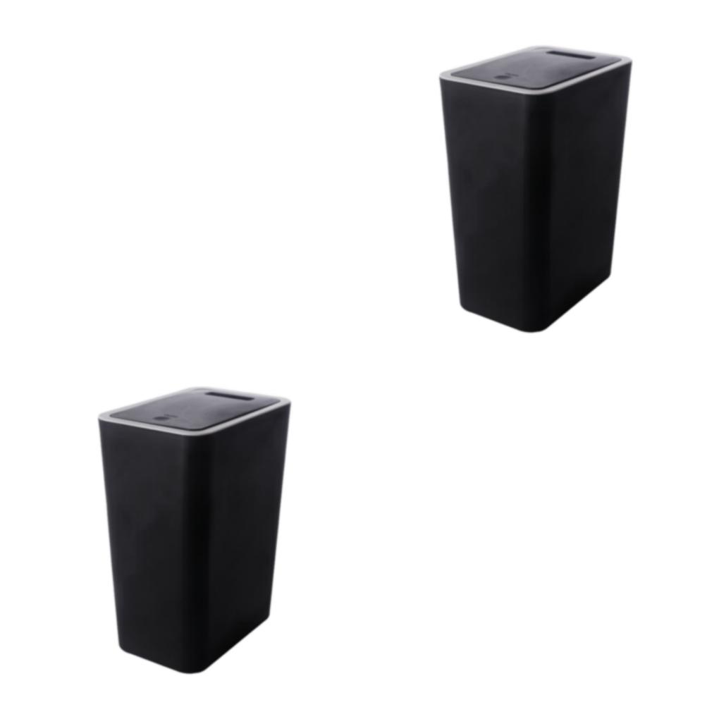 1/2/3 Cant Stand Smell Try Odor-blocking Trash Can With Press Open Lid Slim - Picture 25 of 33