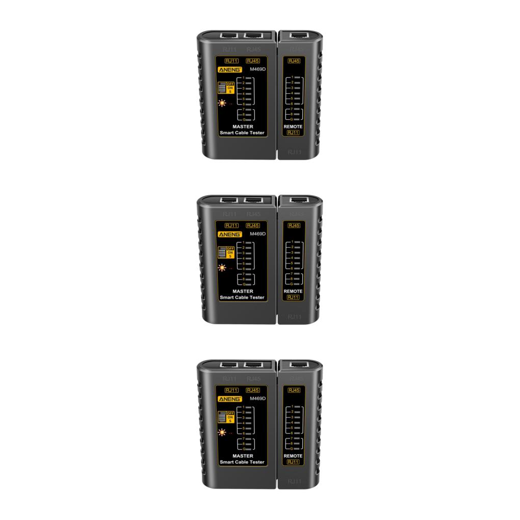 1/2/3 Ethernet Cable Tester Network Testing Tool Cat5 Cat5E Cat6 for Network - Picture 14 of 18