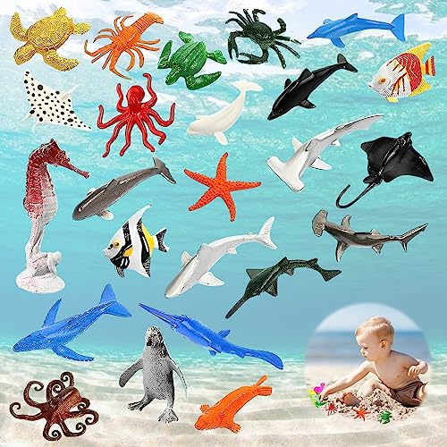 1/2/3 24piece Imagination With Sea Animal Toy Non-toxic And Odorless For Safe - Foto 10 di 10