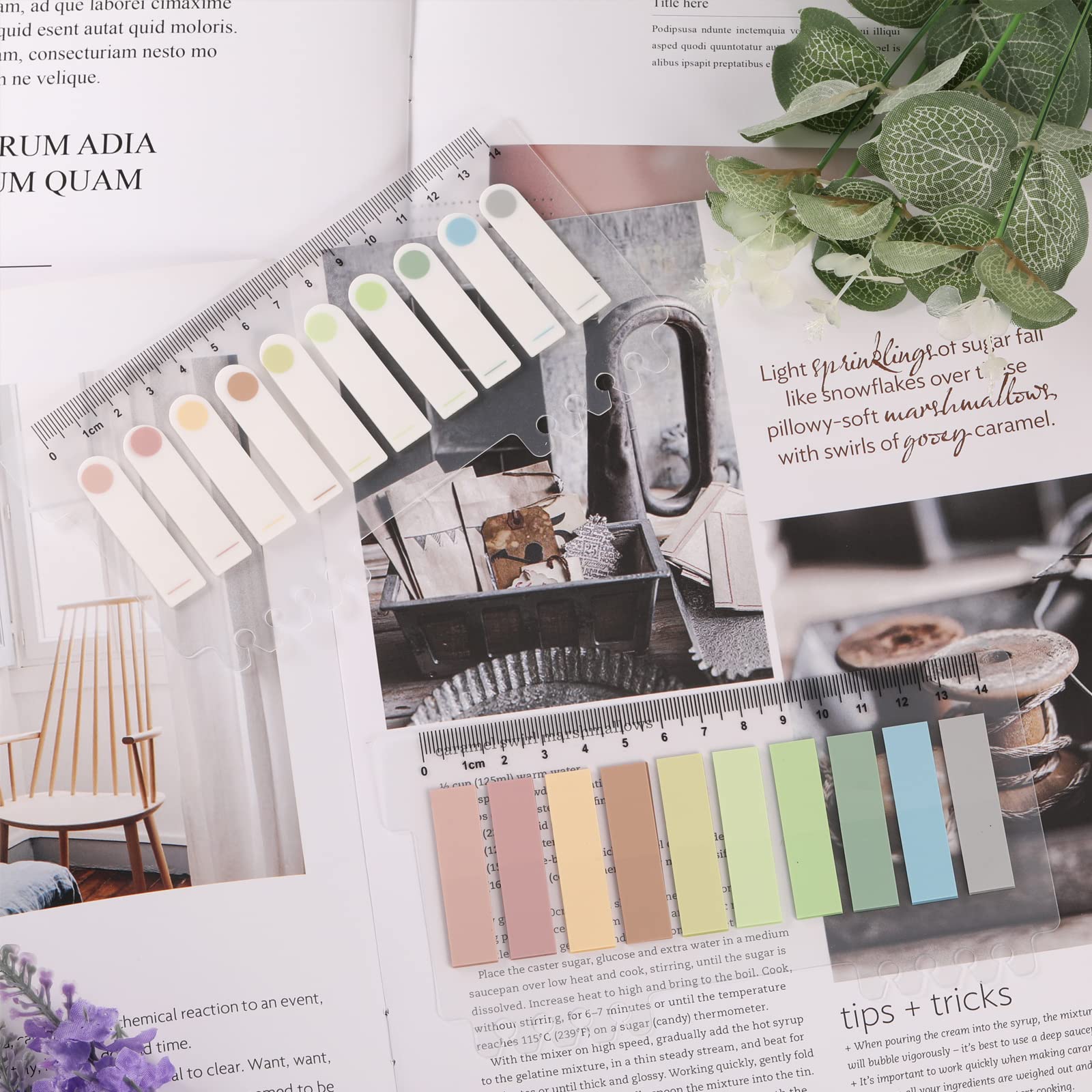500pack/lot Colorful Markers For Book Tabs Study Experience Strong ...