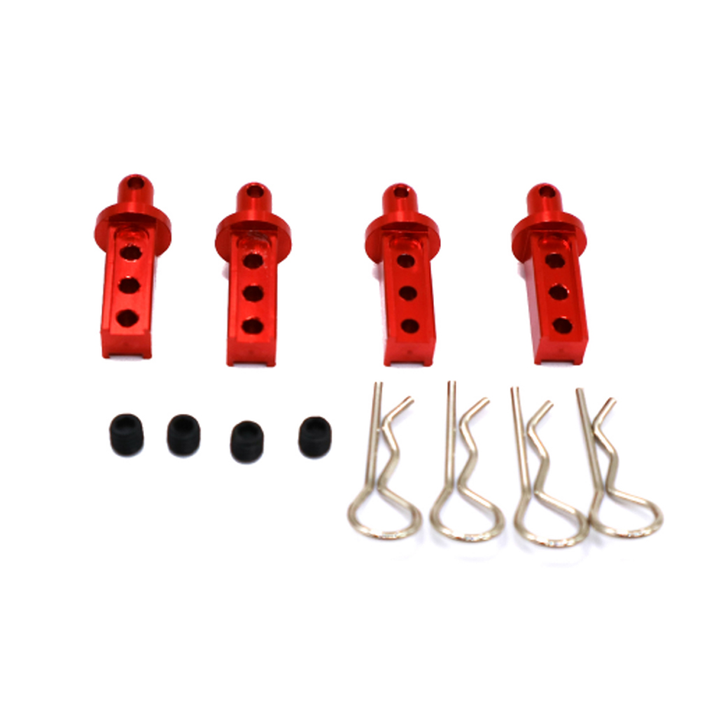Alloy Body Shell Post With Body Clips For 1/12 RC ECX01011 ECX01013T2 ECX01013T1