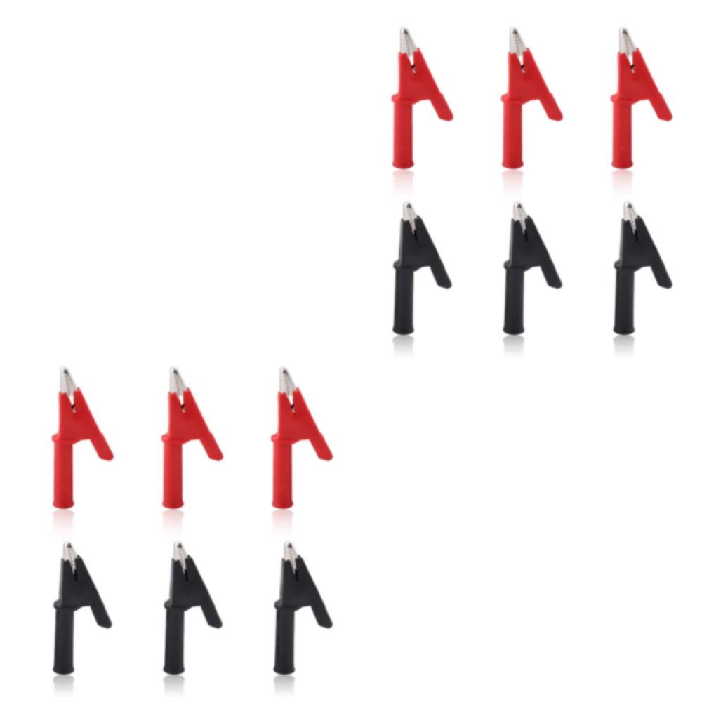Adaptador cocodrilo clip 1/2/3 6 piezas no deformable con larga vida útil fácil - Imagen 13 de 15