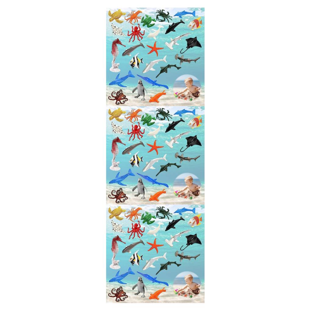 1/2/3 24piece Imagination With Sea Animal Toy Non-toxic And Odorless For Safe - Foto 9 di 10