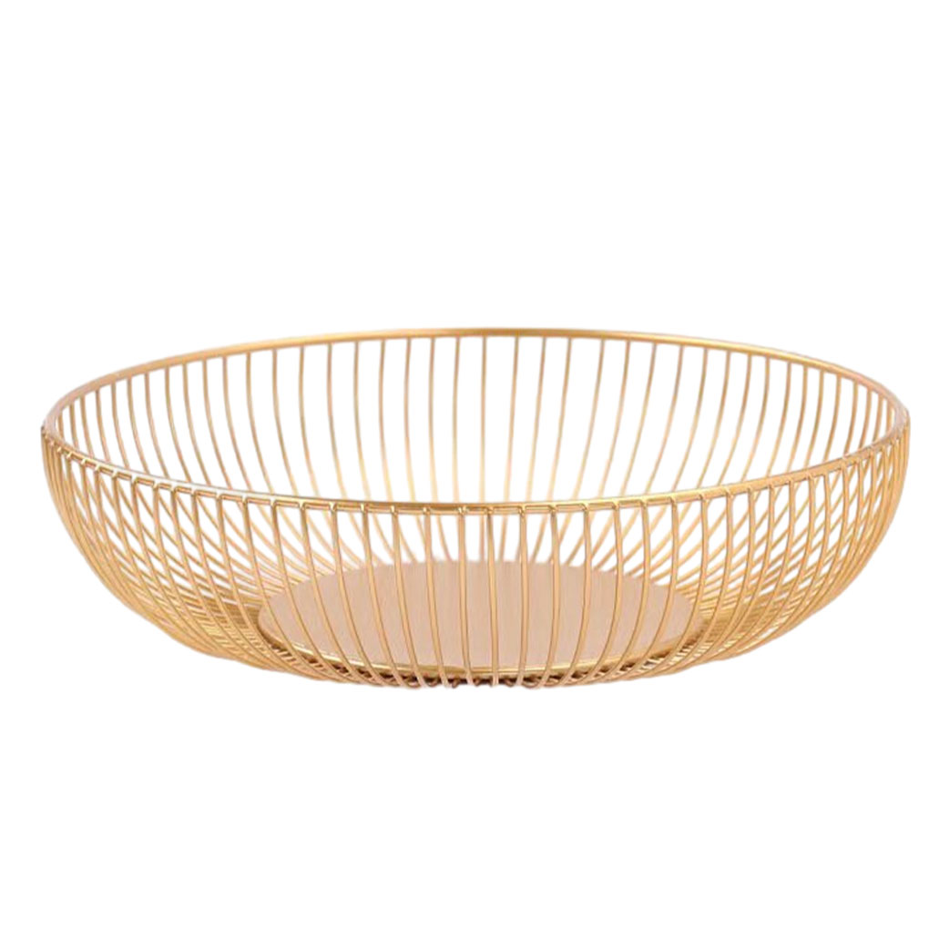 Lightweight And Portable Metal Fruits Basket For Easy Storage Versatile Safe - Picture 10 of 11