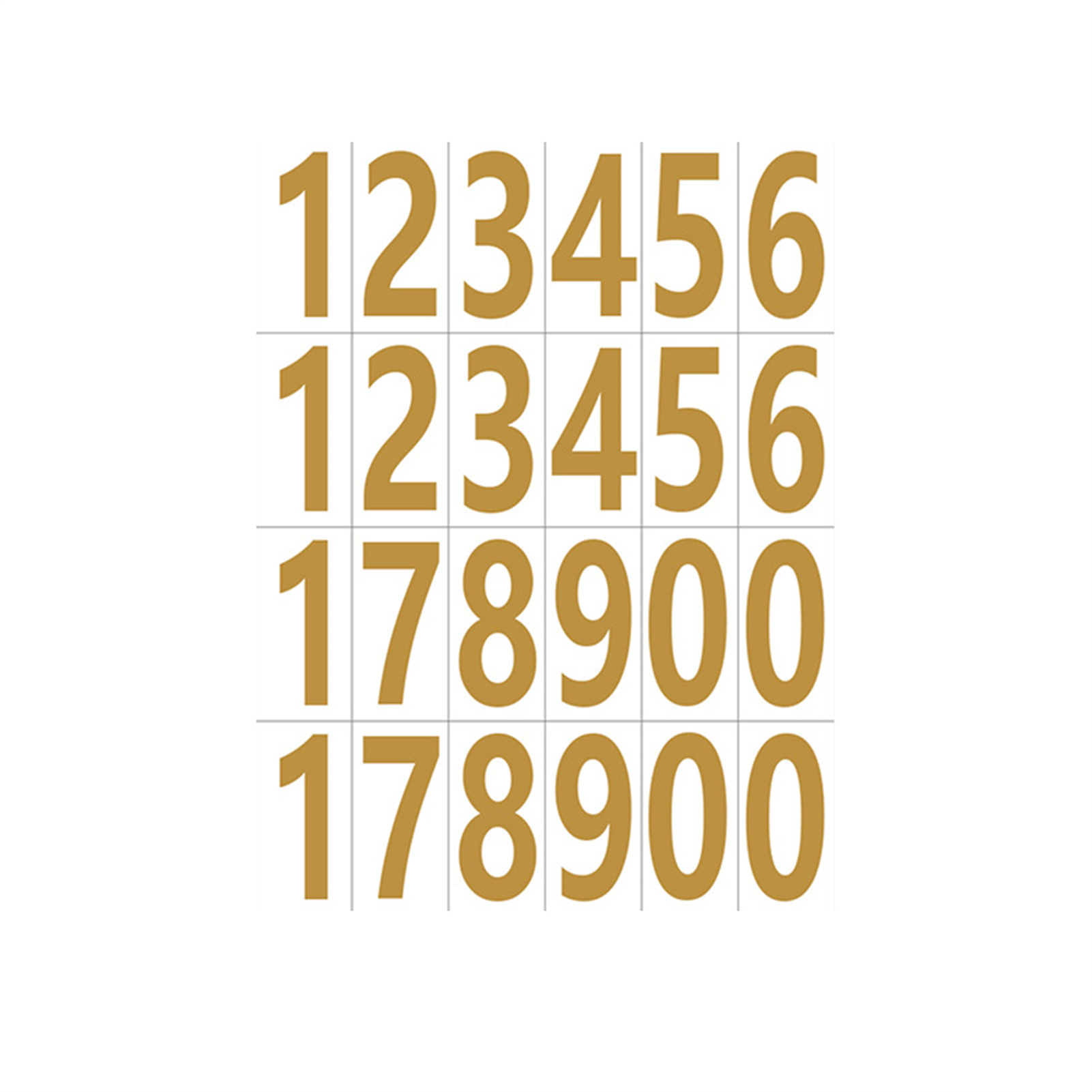 20x Number Label Stickers Strong Adhesive For Secure Labeling Wide Applications - Picture 17 of 20