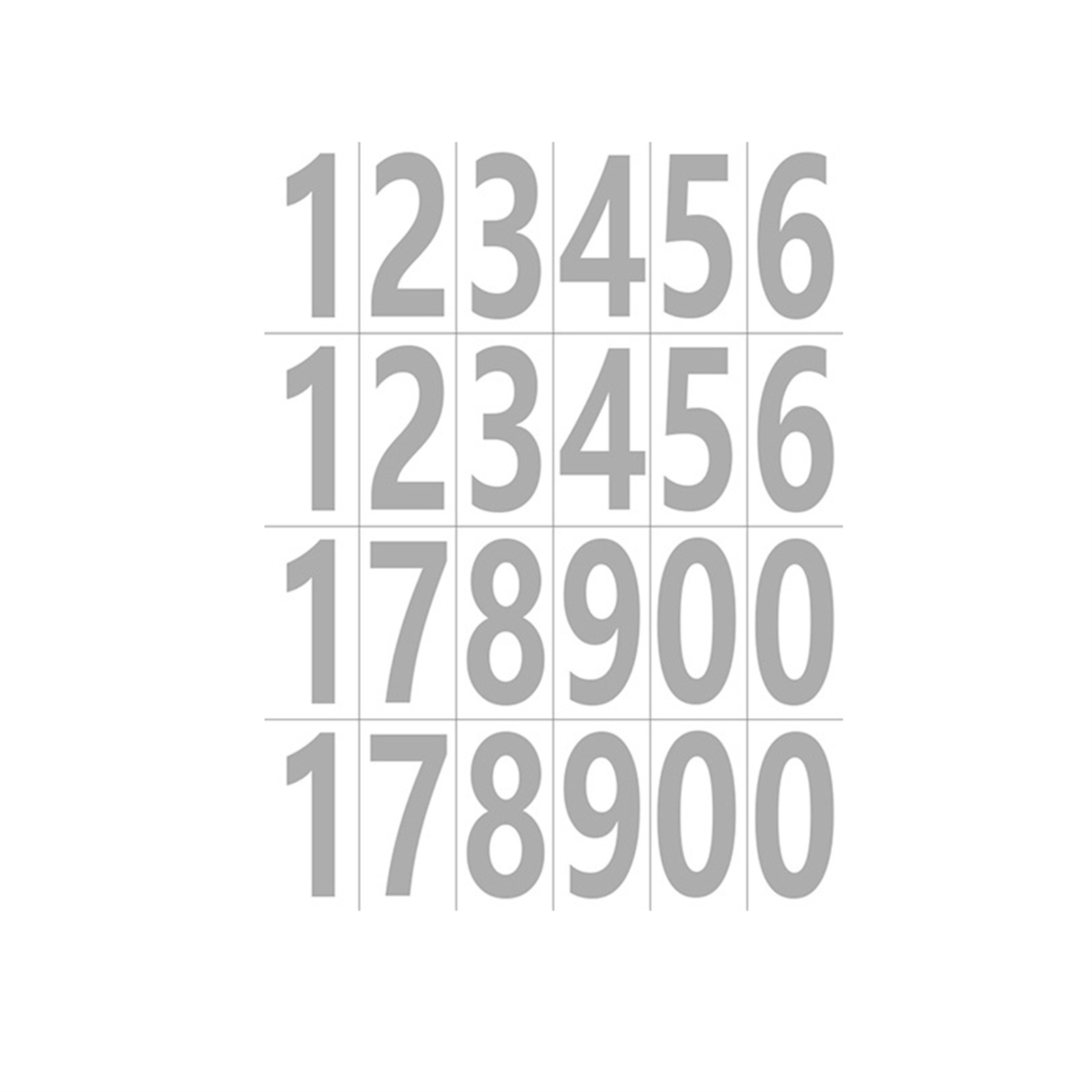 20x Number Label Stickers Strong Adhesive For Secure Labeling Wide Applications - Picture 18 of 20