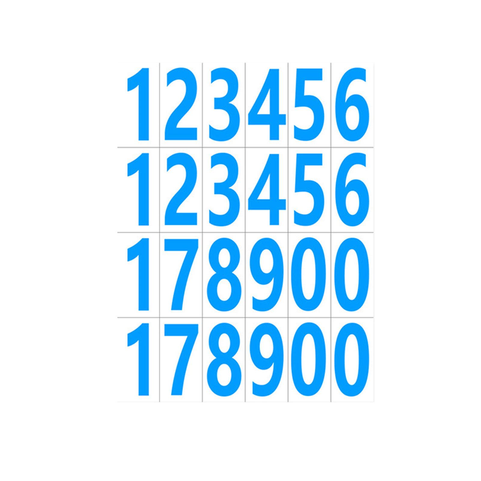 20x Number Label Stickers Strong Adhesive For Secure Labeling Wide Applications - Picture 19 of 20