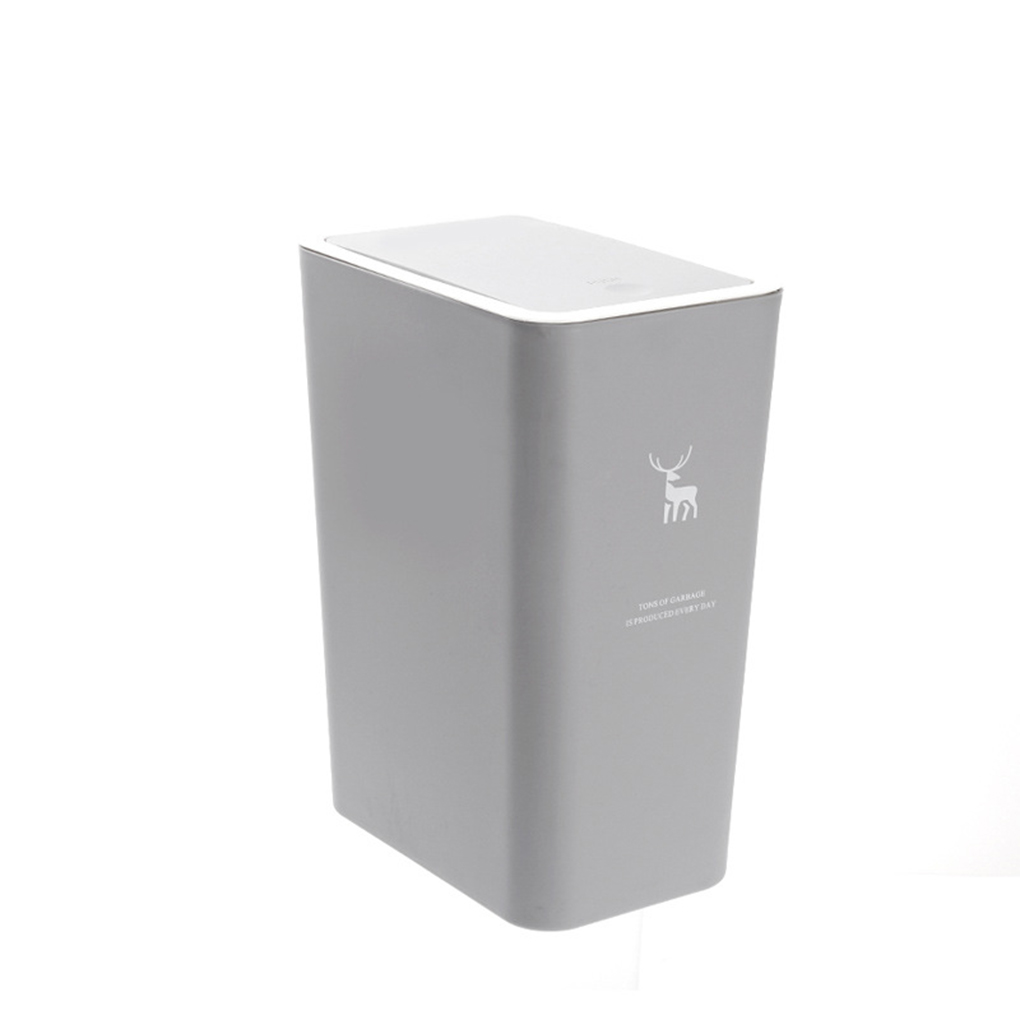 1/2/3 Cant Stand Smell Try Odor-blocking Trash Can With Press Open Lid Slim - Picture 27 of 33