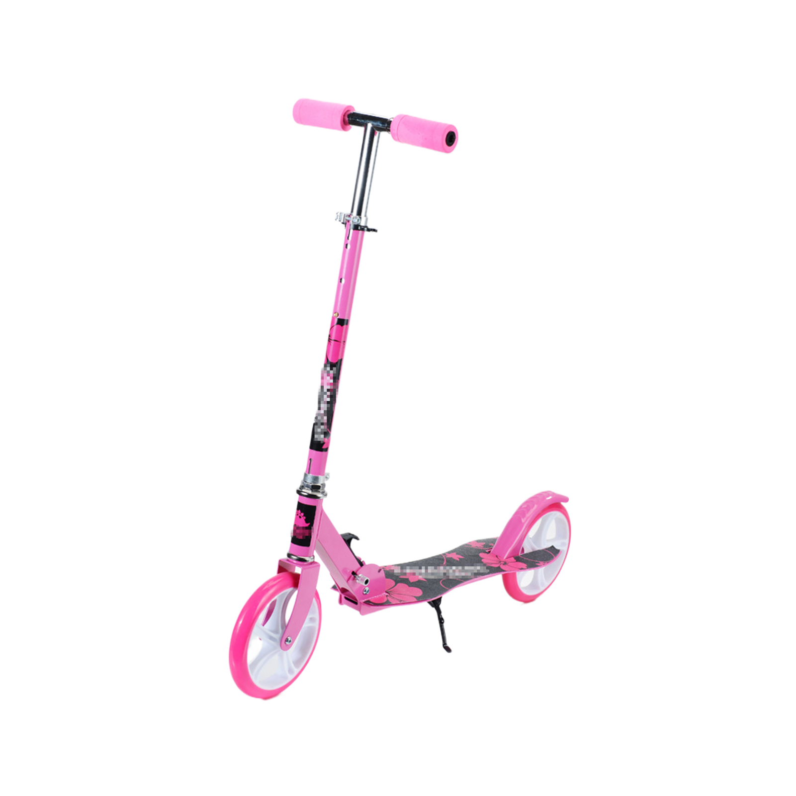 Kids Scooter Teens Foldable Kick Push Scooter Adjustable Height Safe Big Wheels - Picture 13 of 13