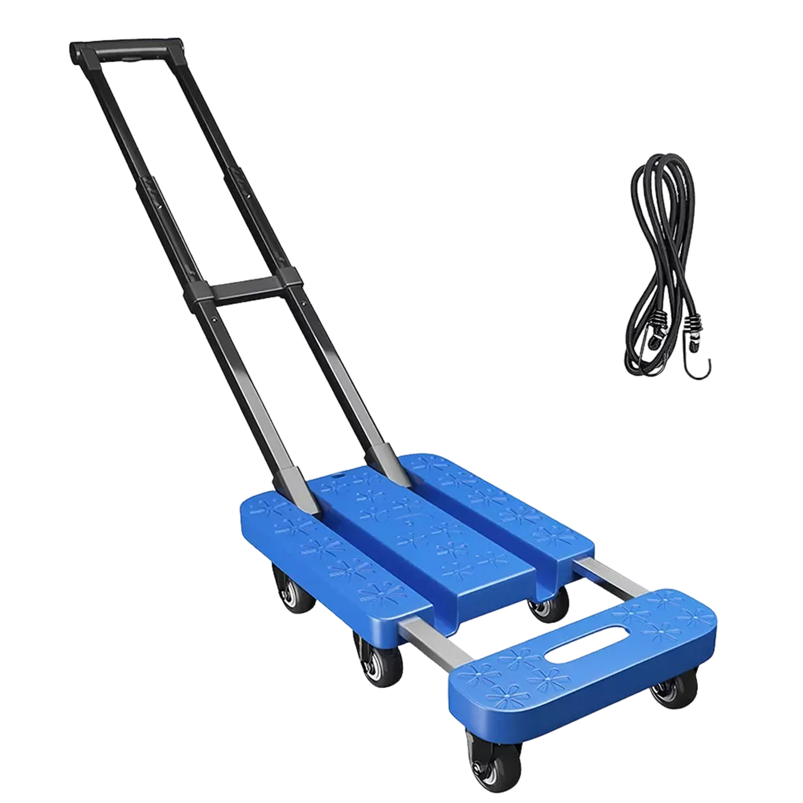 270KG Folding Hand Truck Luggage Dolly Trolley Moving Platform Cart Heavy Duty