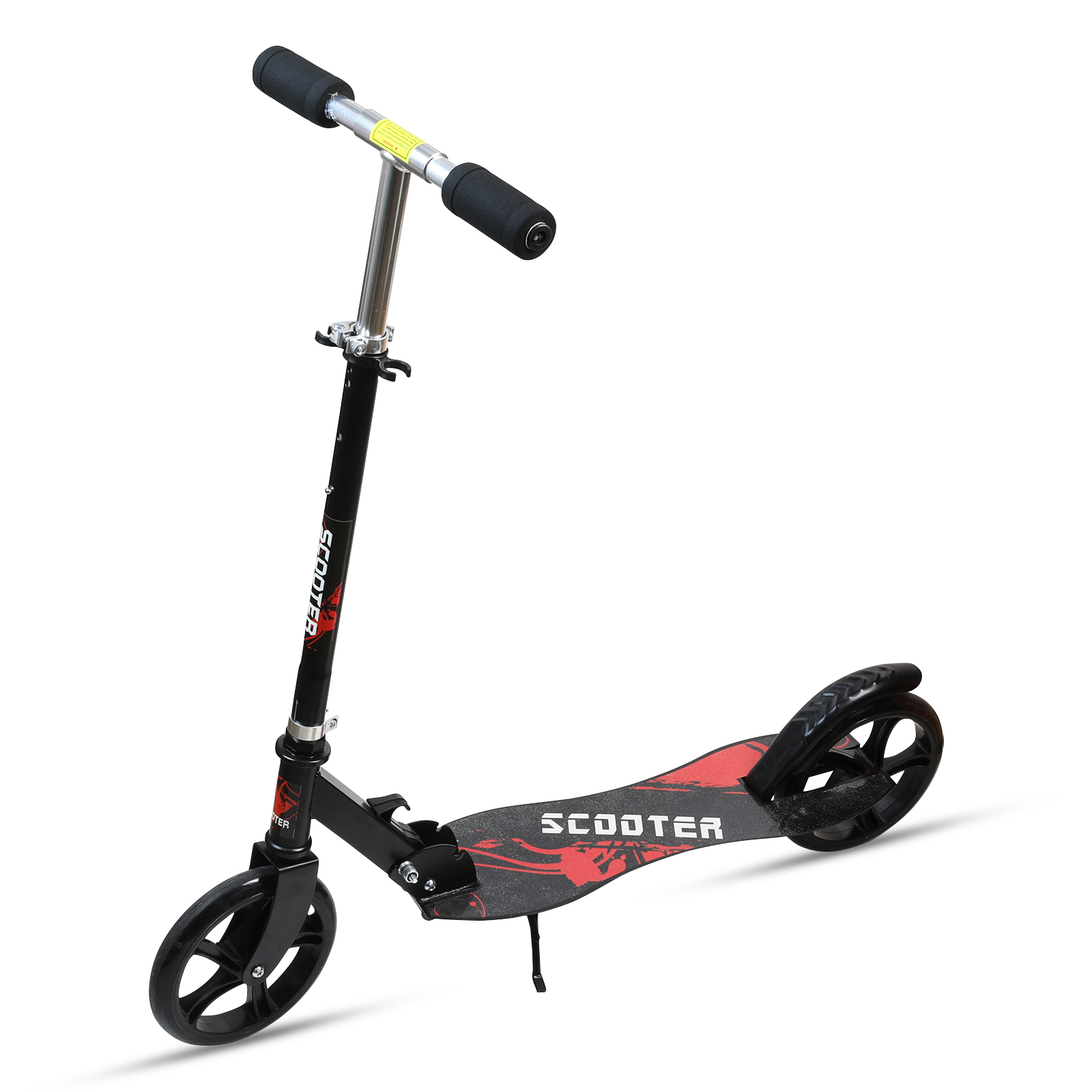 Kids Scooter Teens Foldable Kick Push Scooter Adjustable Height Safe Big Wheels - Picture 19 of 20