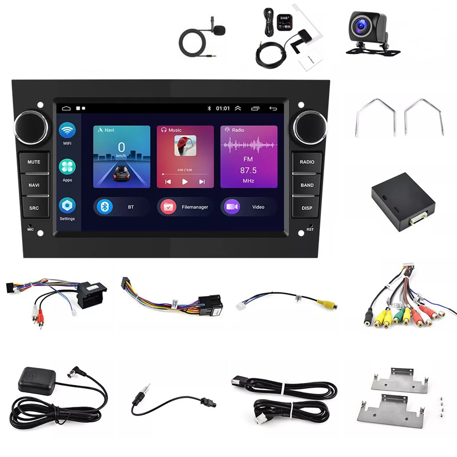 Carplay Für Opel Astra H Corsa C D Vectra C Zafira B Android Radio GPS Navi - Bild 30 von 33
