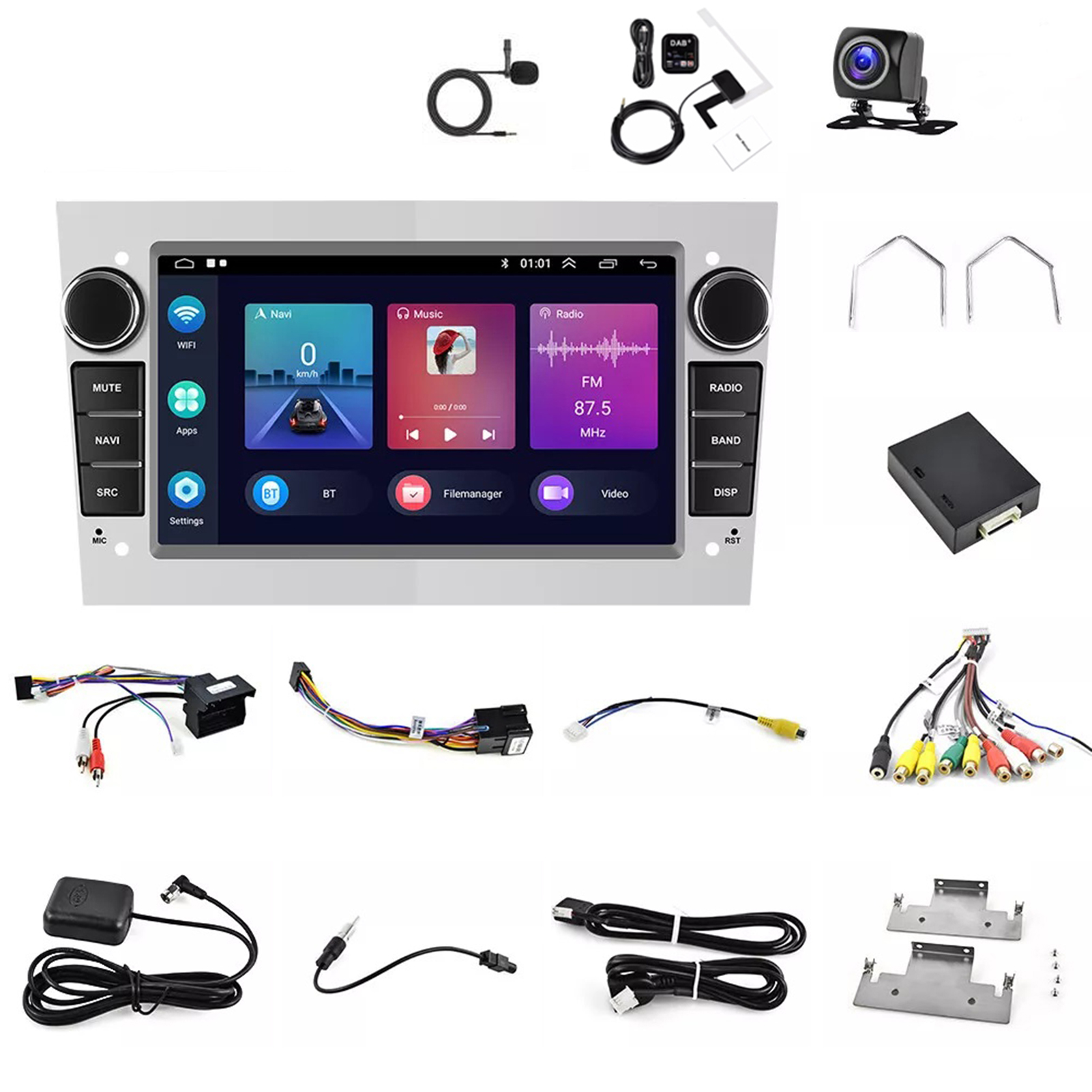 Carplay Für Opel Astra H Corsa C D Vectra C Zafira B Android Radio GPS Navi - Bild 24 von 33