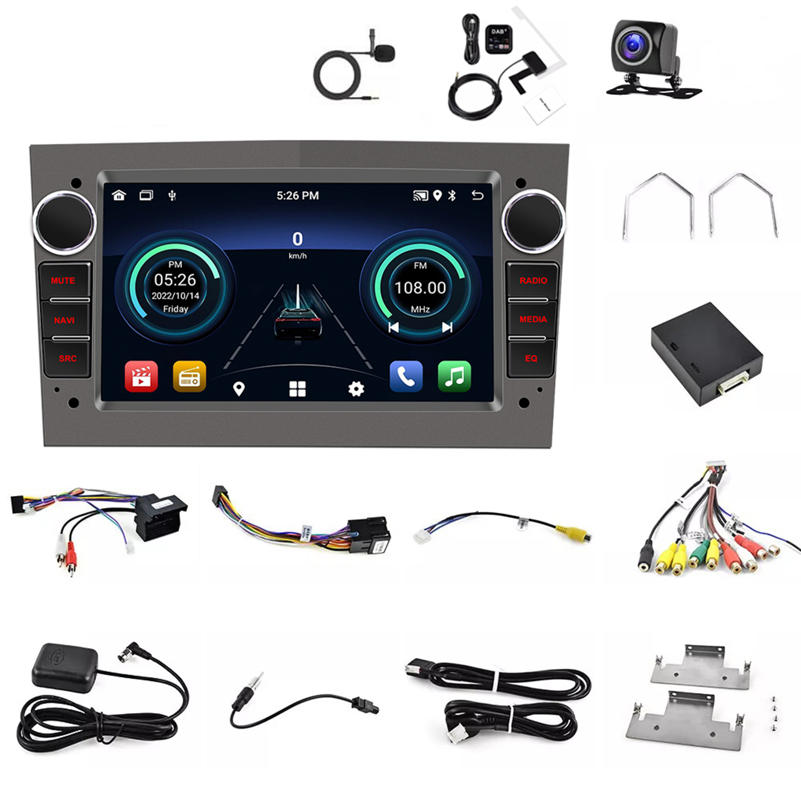 Carplay Für Opel Astra H Corsa C D Vectra C Zafira B Android Radio GPS Navi - Bild 33 von 33