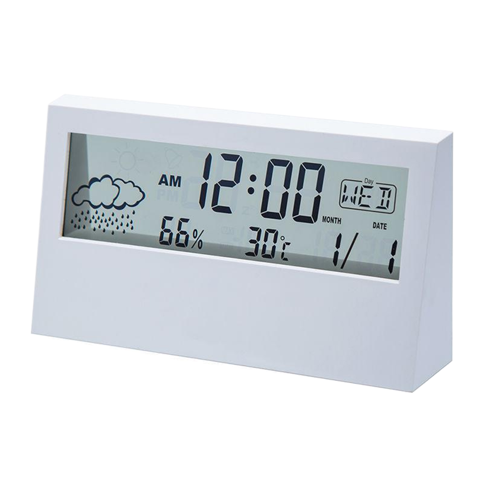 Simple Desktop Electronic Clock Tilted Angle Can Set Time To Remind When Time