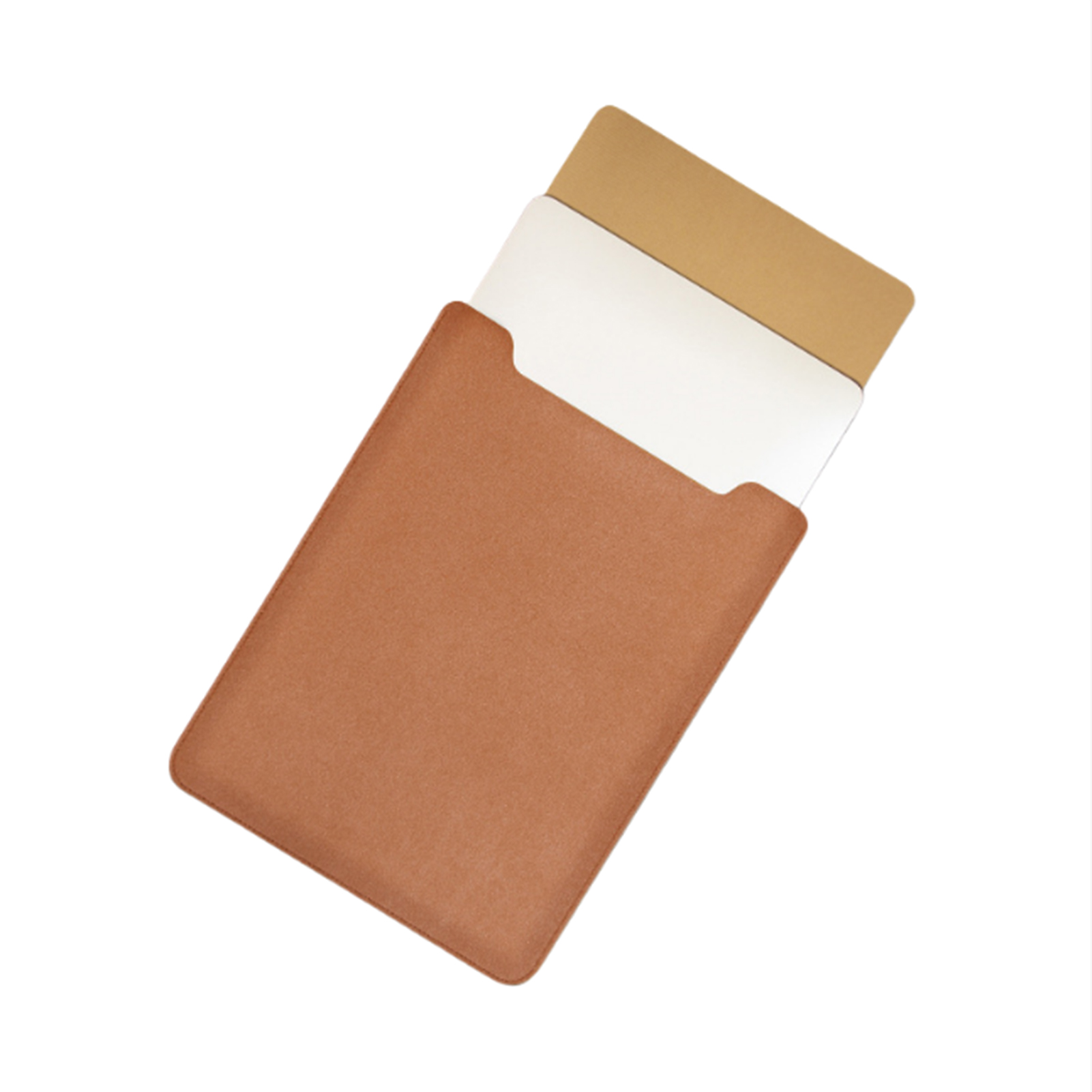 Non-Magnetic PU Leather Laptop Case Sleek And Stylish 3.Water-resista Portable - Afbeelding 17 van 17