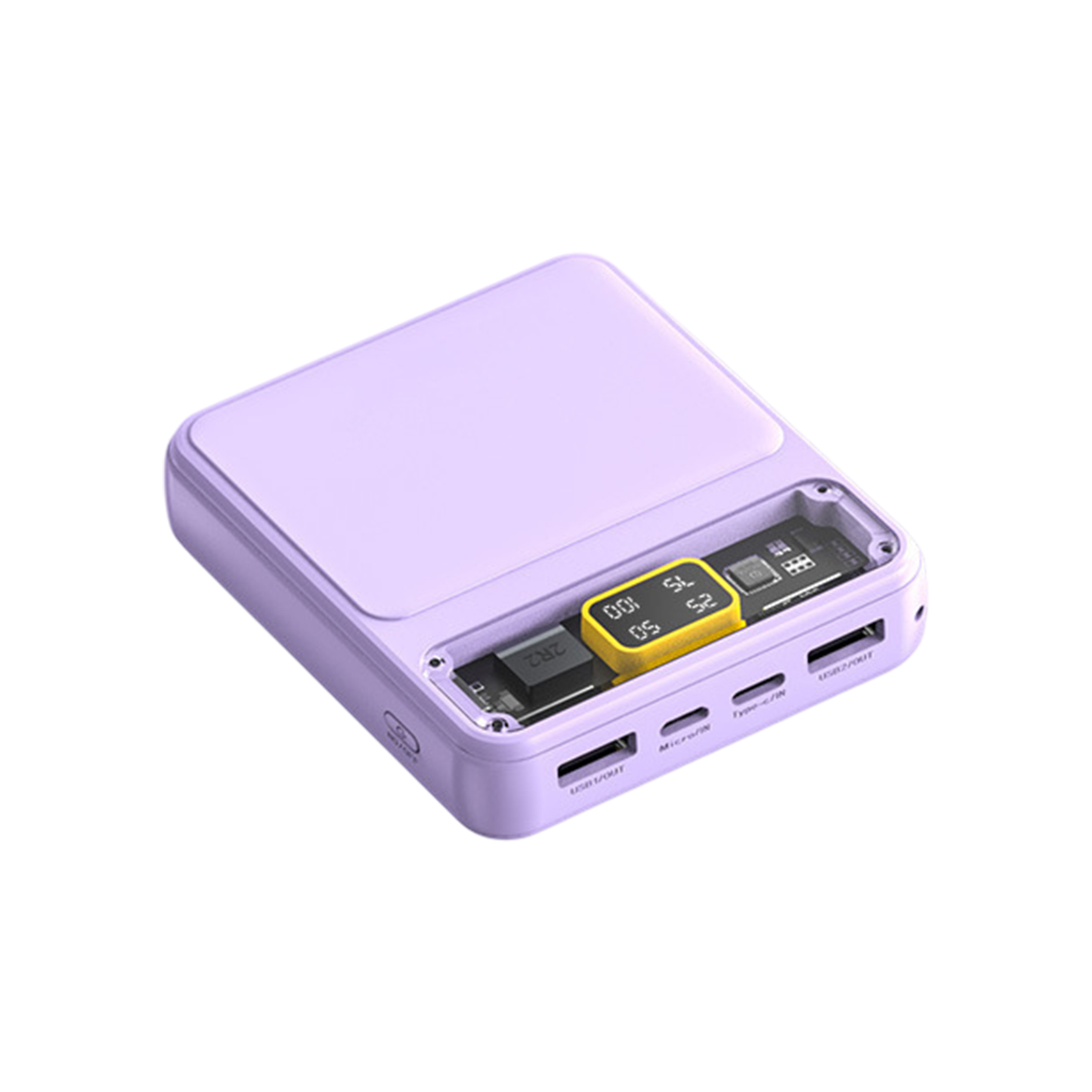 Power Bank With Long-lasting Battery Rapids Charging And Transparent Is Compact - Zdjęcie 18 z 19