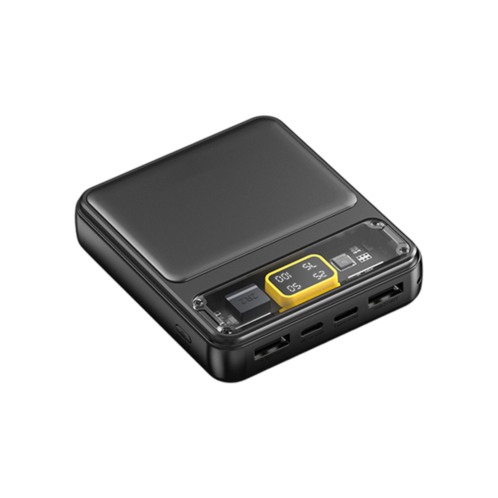 Power Bank With Long-lasting Battery Rapids Charging And Transparent Is Compact - Zdjęcie 12 z 19