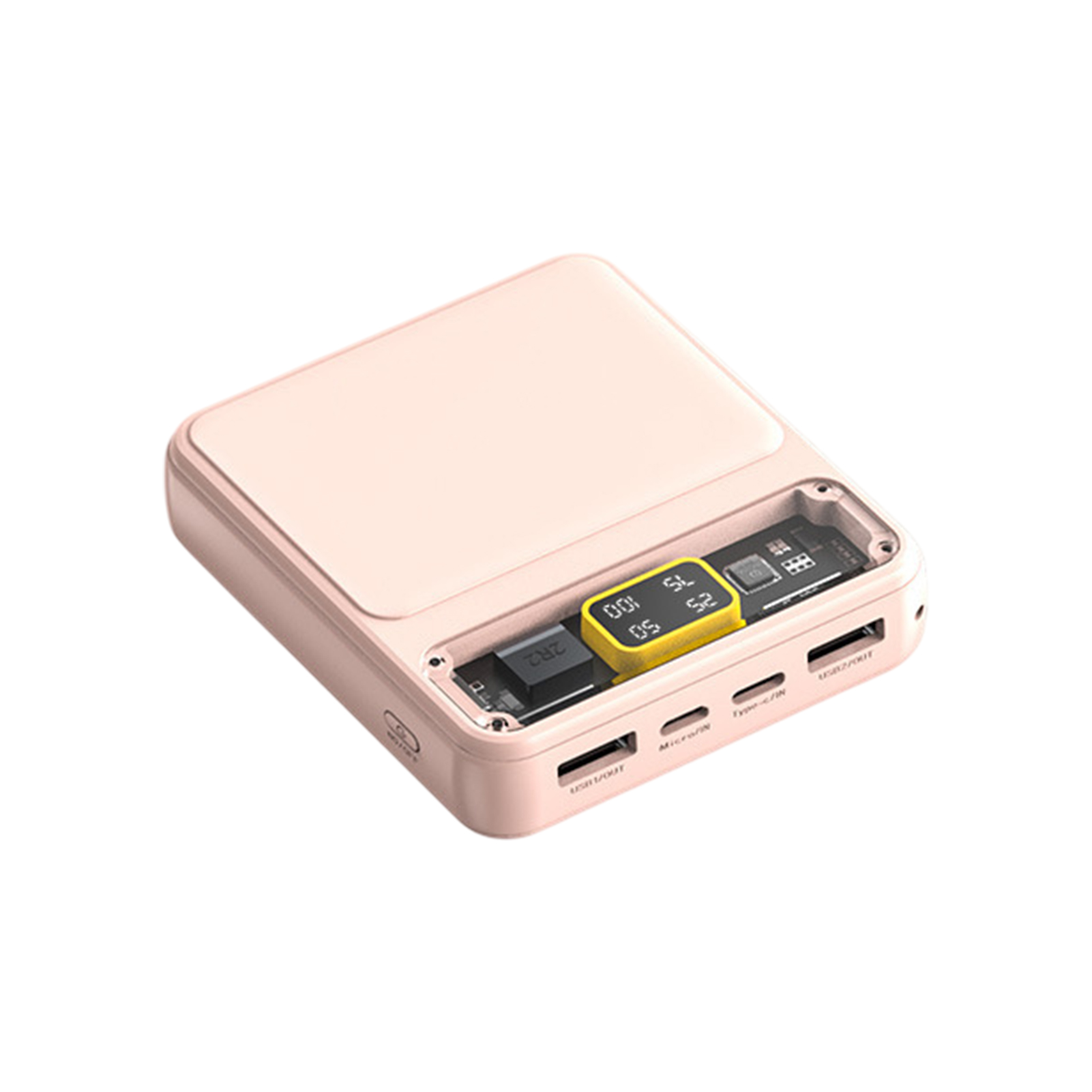 Power Bank With Long-lasting Battery Rapids Charging And Transparent Is Compact - Zdjęcie 16 z 19