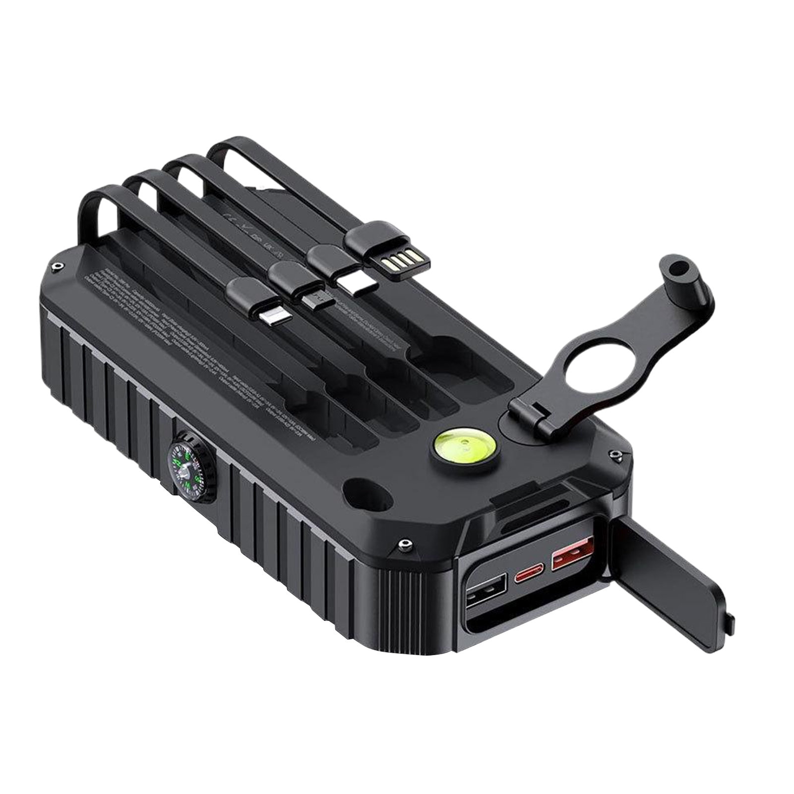 Solar Power Bank For Cell Phone With Bright Flashlight 000 Mah High-capacity - Zdjęcie 13 z 13