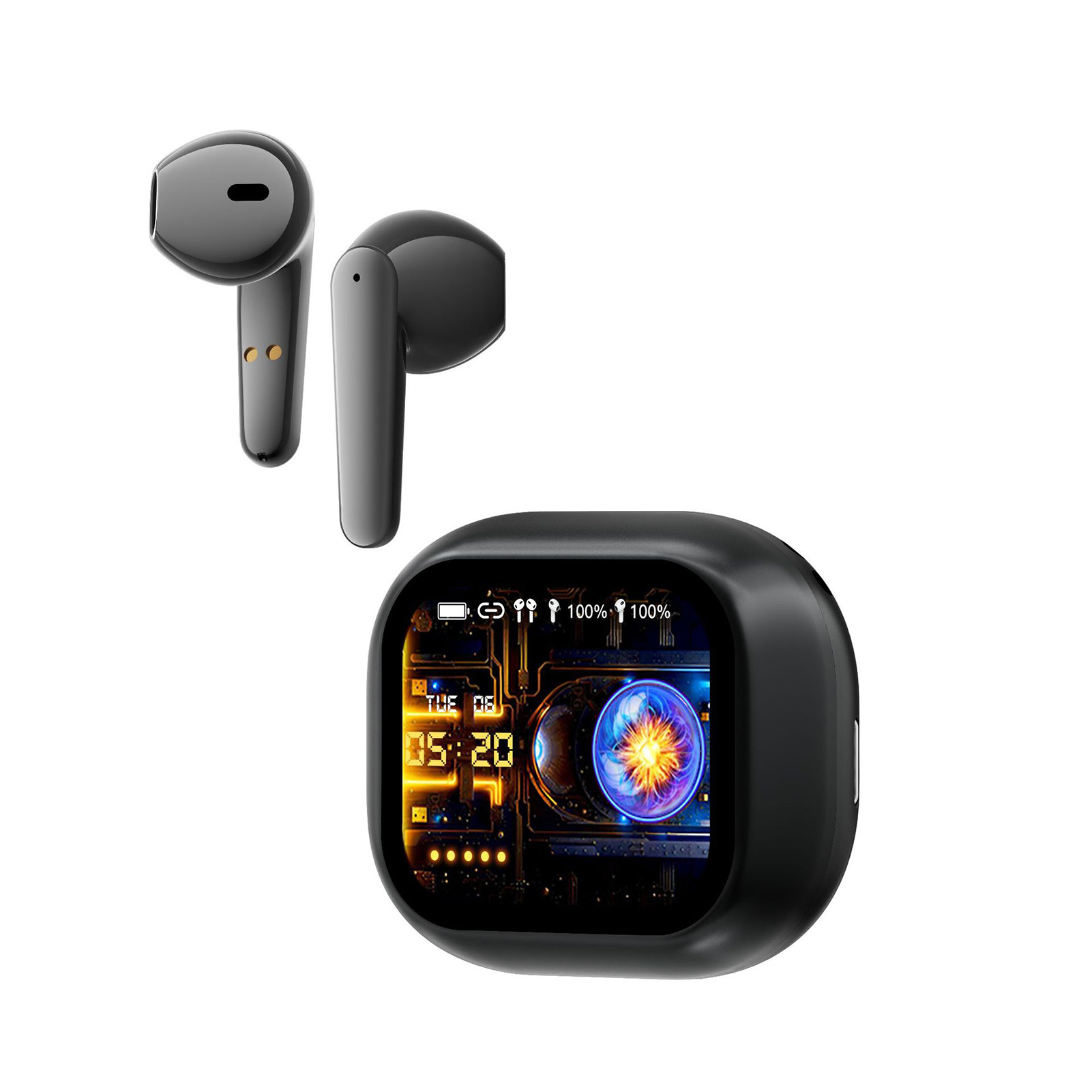 Comfortable Bluetooth Earphones With Noise Reduction Function Type-C Charging - Zdjęcie 12 z 14