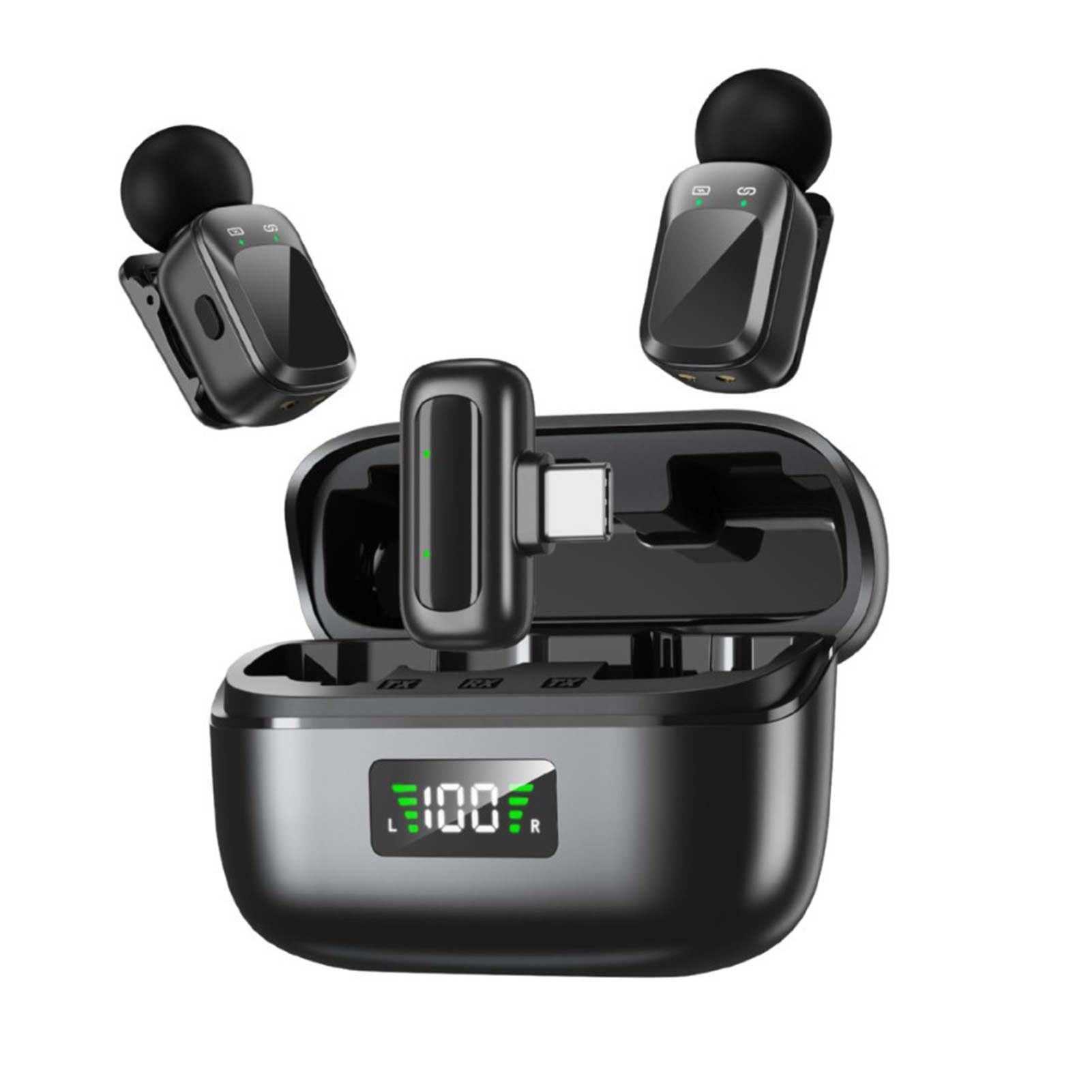Mini Microphone With Three-level AI Noise Reduction Technology Built- - Zdjęcie 10 z 10