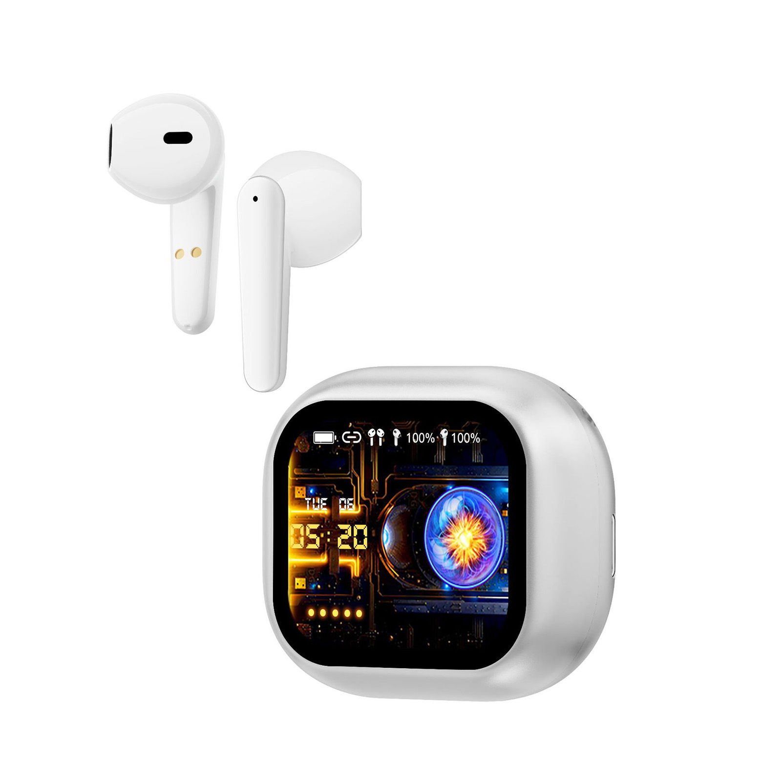 Comfortable Bluetooth Earphones With Noise Reduction Function Type-C Charging - Zdjęcie 14 z 14