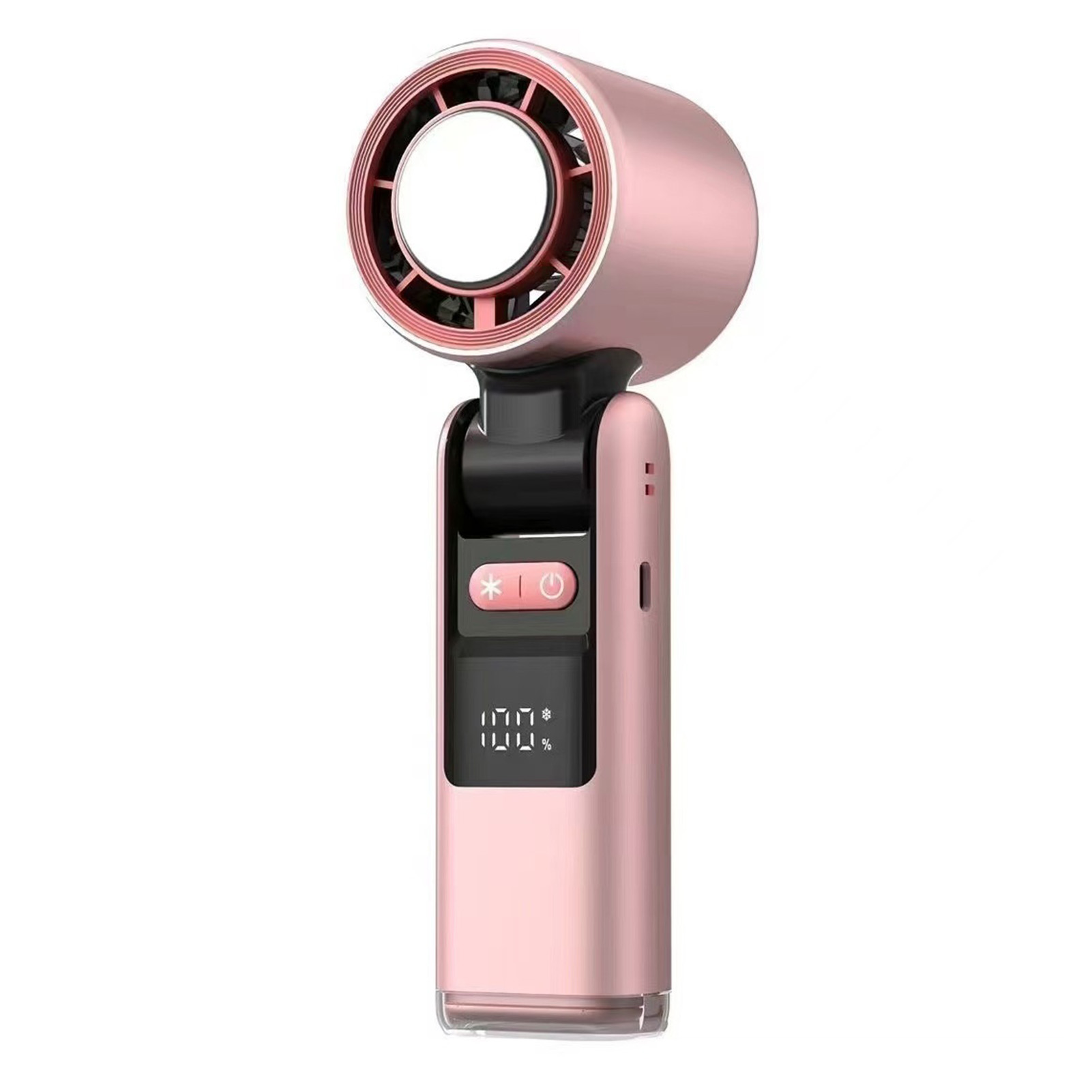 Portable Handheld Small Fan USB High Wind Turbo Electric Fan w/ Ice Compress New - Picture 17 of 18