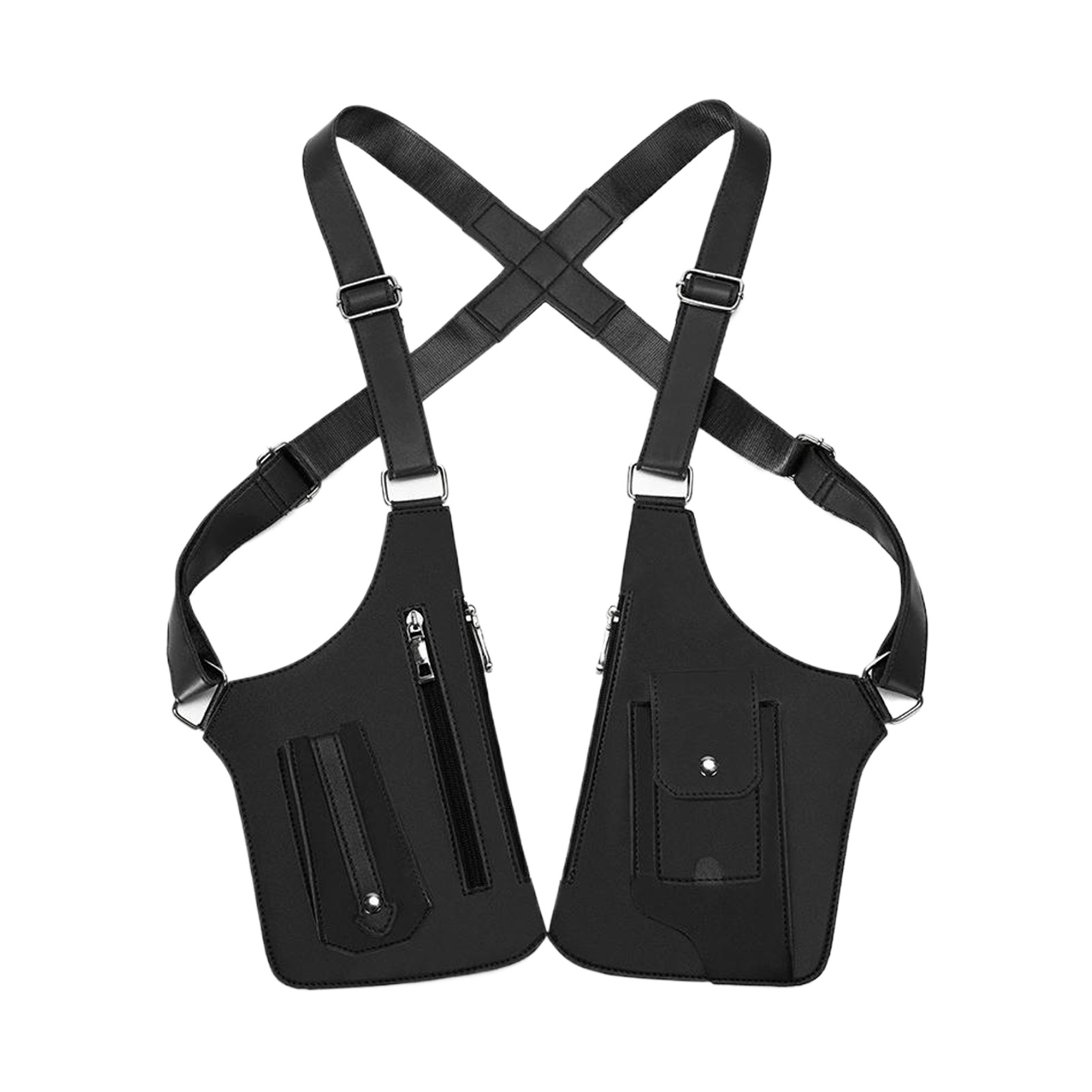 Double Shoulder Armpit Bag for Men, Anti-Theft Hidden Adjustable Strap Holster