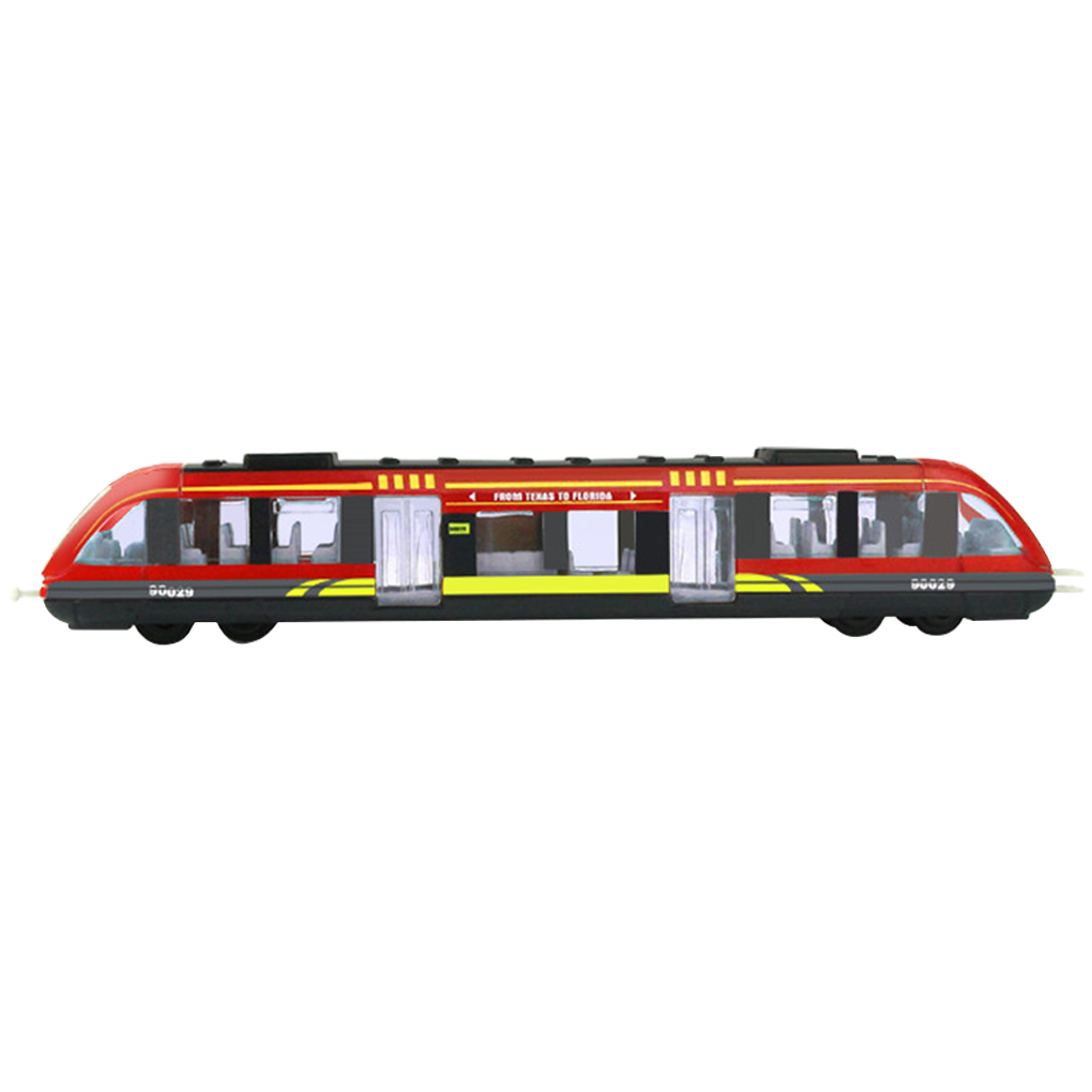 1/2/3 Train Jouet Mini Simulation Métro Modèle Inertie Coulissant Alliage En - Foto 17 di 18