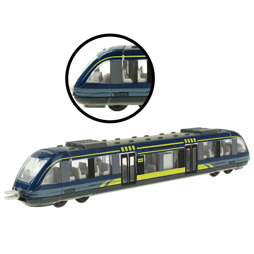 1/2/3 Train Jouet Mini Simulation Métro Modèle Inertie Coulissant Alliage En - Foto 18 di 18