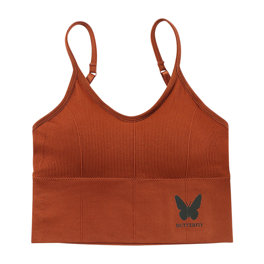 Women Sports Bra Lingerie Cotton Underwear Breathable Adjustable Yoga Fitness
