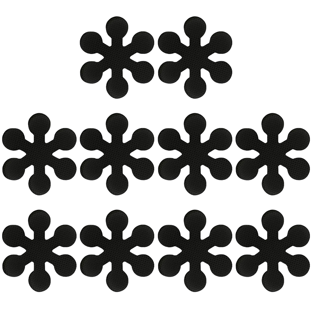 10/20pcs Anti Non Slip Mat Flower Bathtub Stickers Safety Floor Bathroom Shower - Picture 10 of 11
