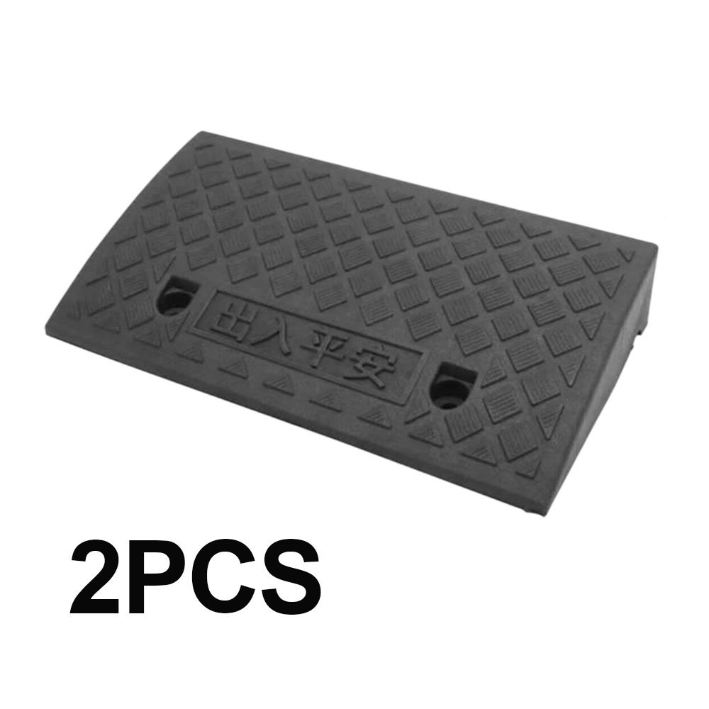 2/4x Slope Ramp Driveway Curb Ramps Steps Kerb Ramp Wheelchair Ramps For Car