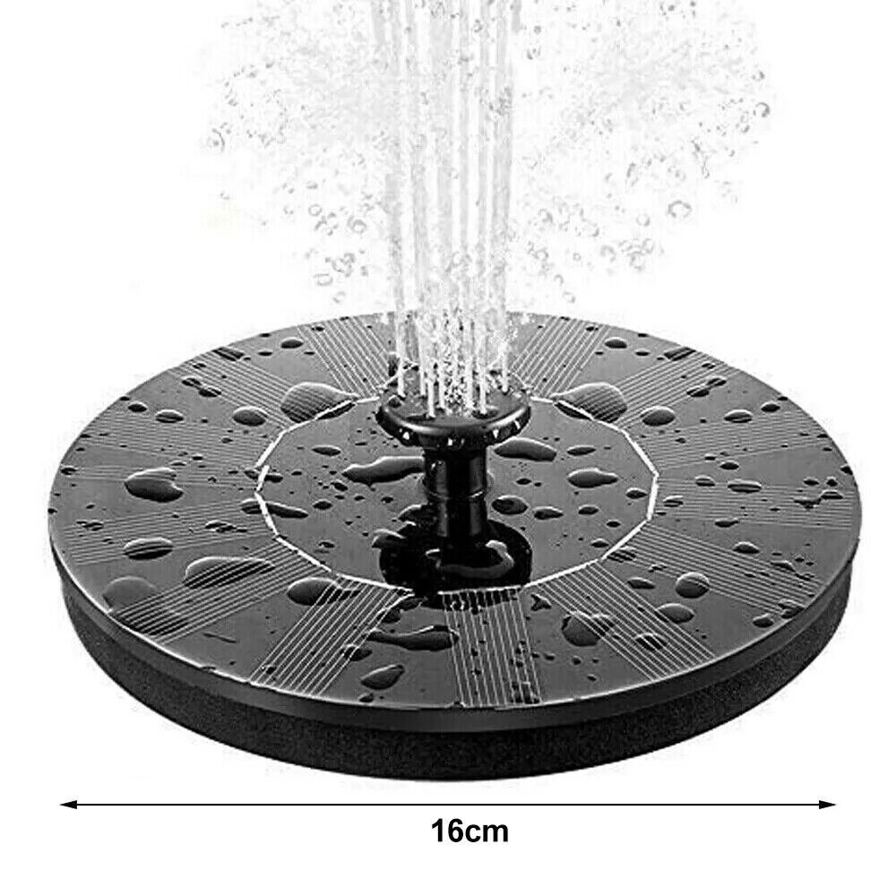 Solar Fountain Water Pump Bird Bath Outdoor Fountain for Garden Small Pond Pool